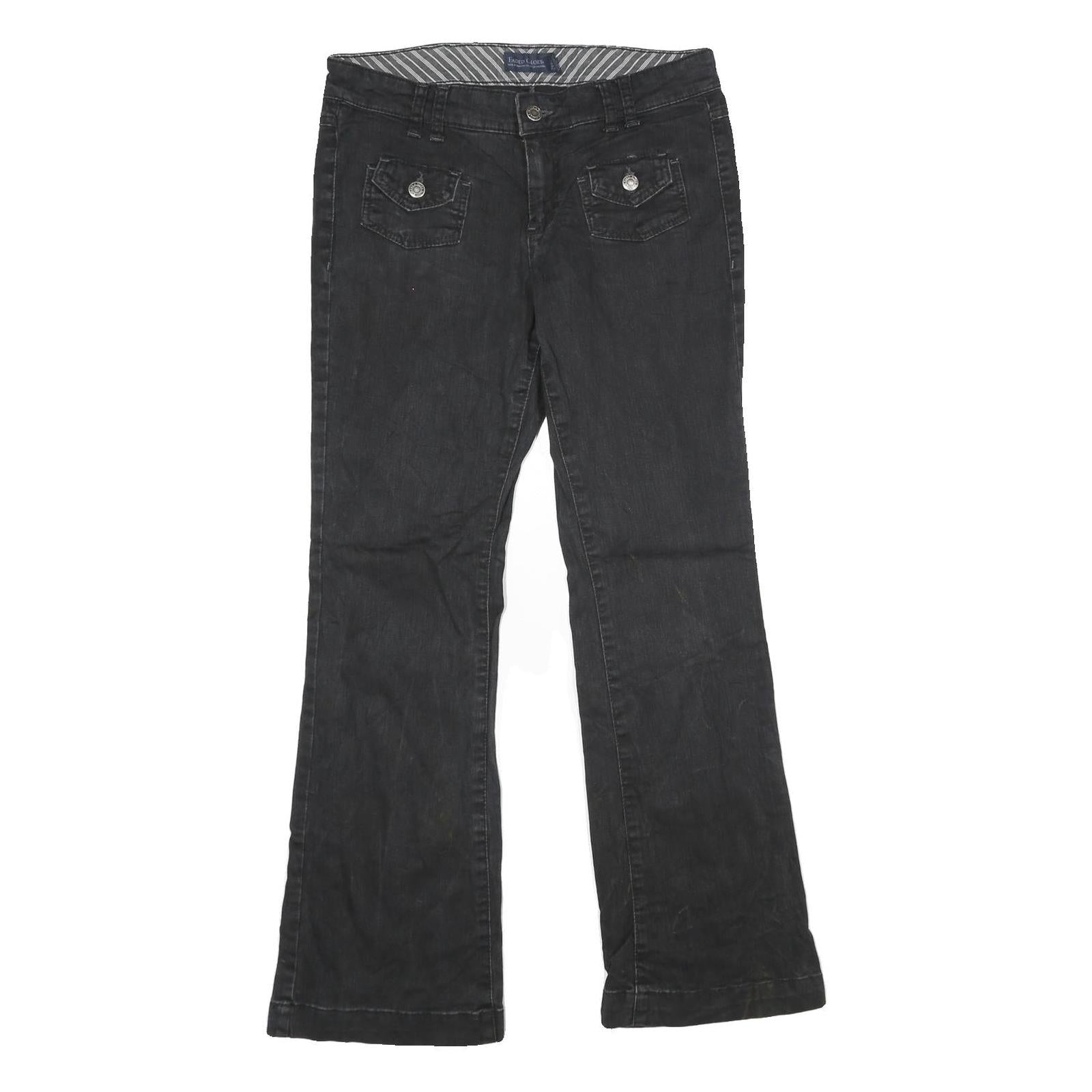 FADED GLORY Womens Regular Fit Black Denim Jeans W30 L30 Bootcut Cotton Blend Refurbished - N/A refurbished available on Cerqular