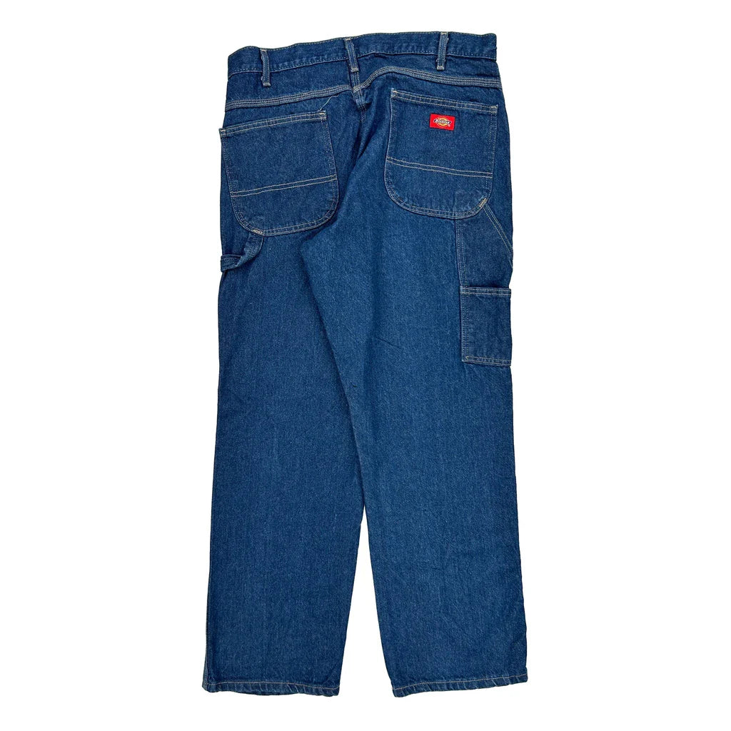 Dickies Carpenter Jeans - 37W 30L Blue Cotton Refurbished - Thrifted (note: this is a term often used to describe second- refurbished available on Cerqular