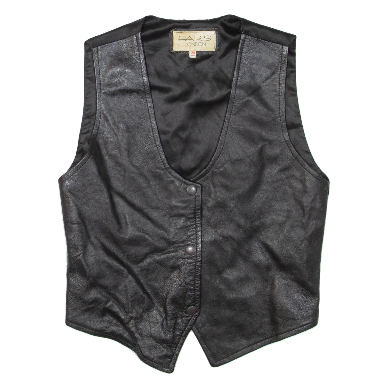 FARIS LONDON Womens Waistcoat Black M Refurbished - N/A refurbished available on Cerqular