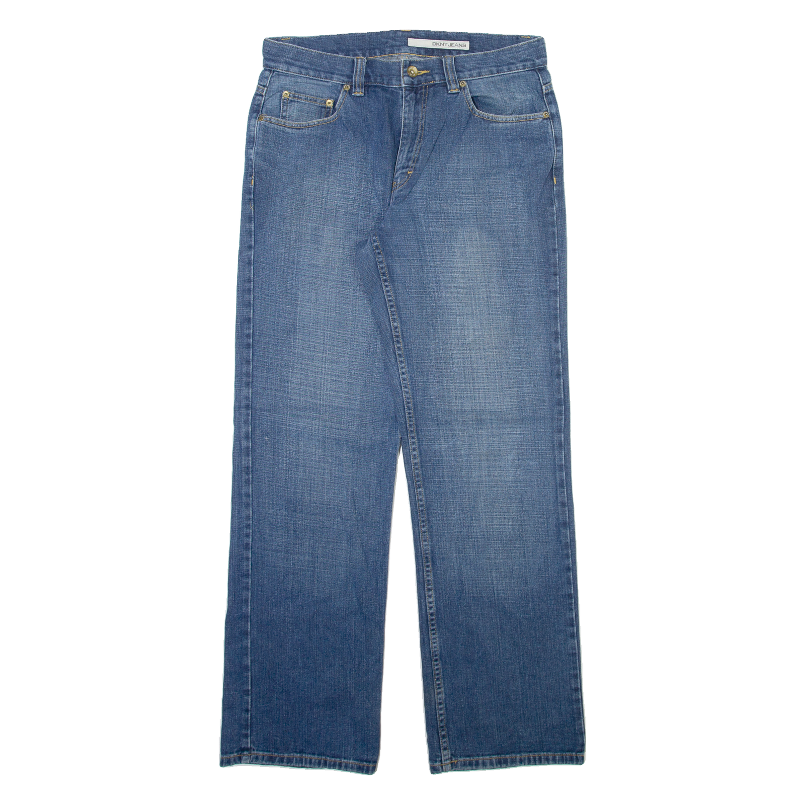 DKNY Mens Jeans Blue Regular Straight W32 L32 Refurbished - N/A refurbished available on Cerqular