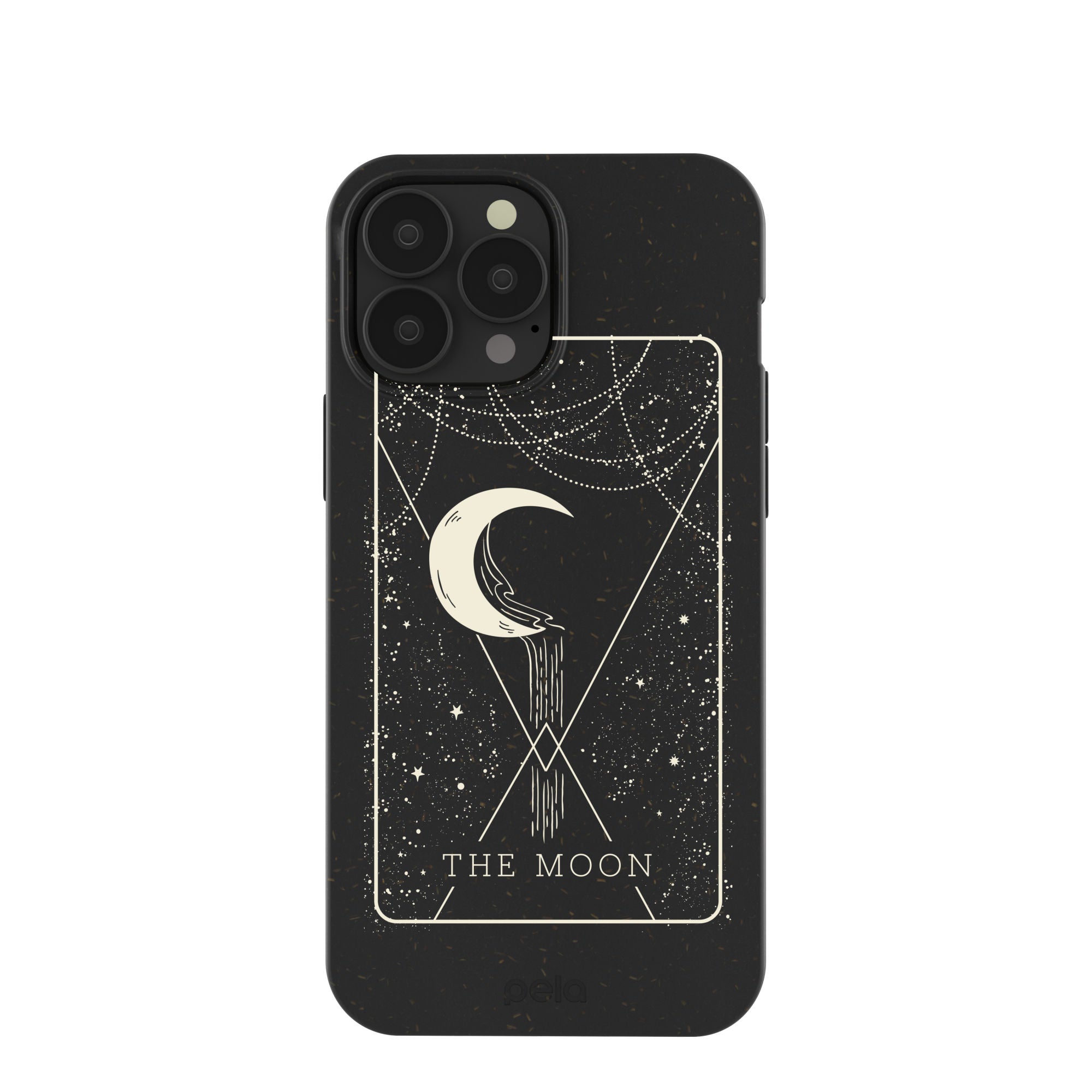 Black The Moon iPhone 13 Pro Max Case Refurbished - Pela Case refurbished available on Cerqular