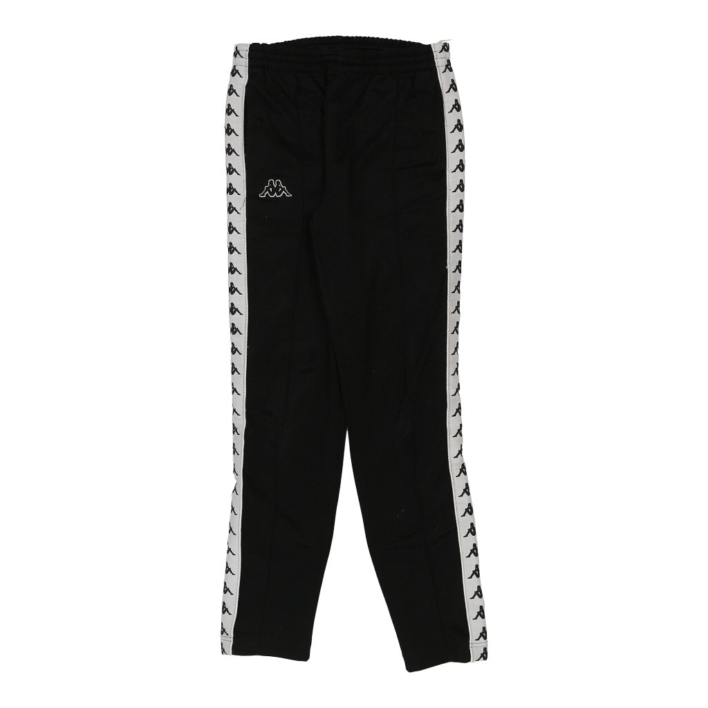 Kappa Tracksuit - XS Black Polyester Refurbished - Thrifted (note: this is a term often used to describe second- refurbished available on Cerqular