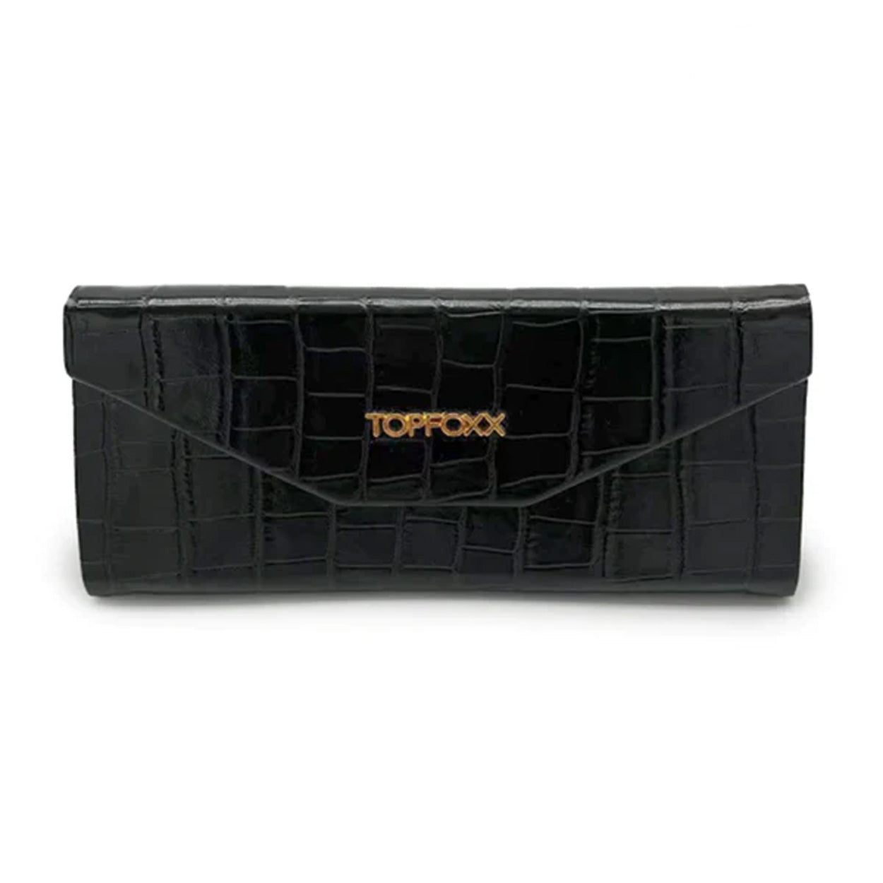 Black Faux Croco Hard Case | Color: Black | Size: OS Refurbished - N/A refurbished available on Cerqular