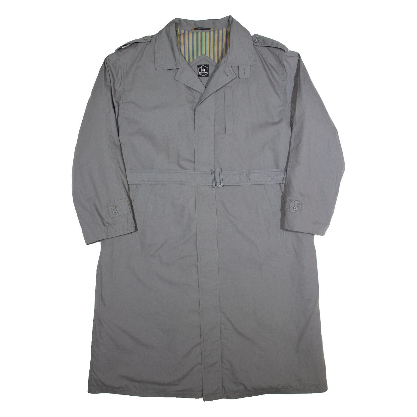 TAILOR DRESS Mens Trench Coat Grey M Refurbished - N/A refurbished available on Cerqular
