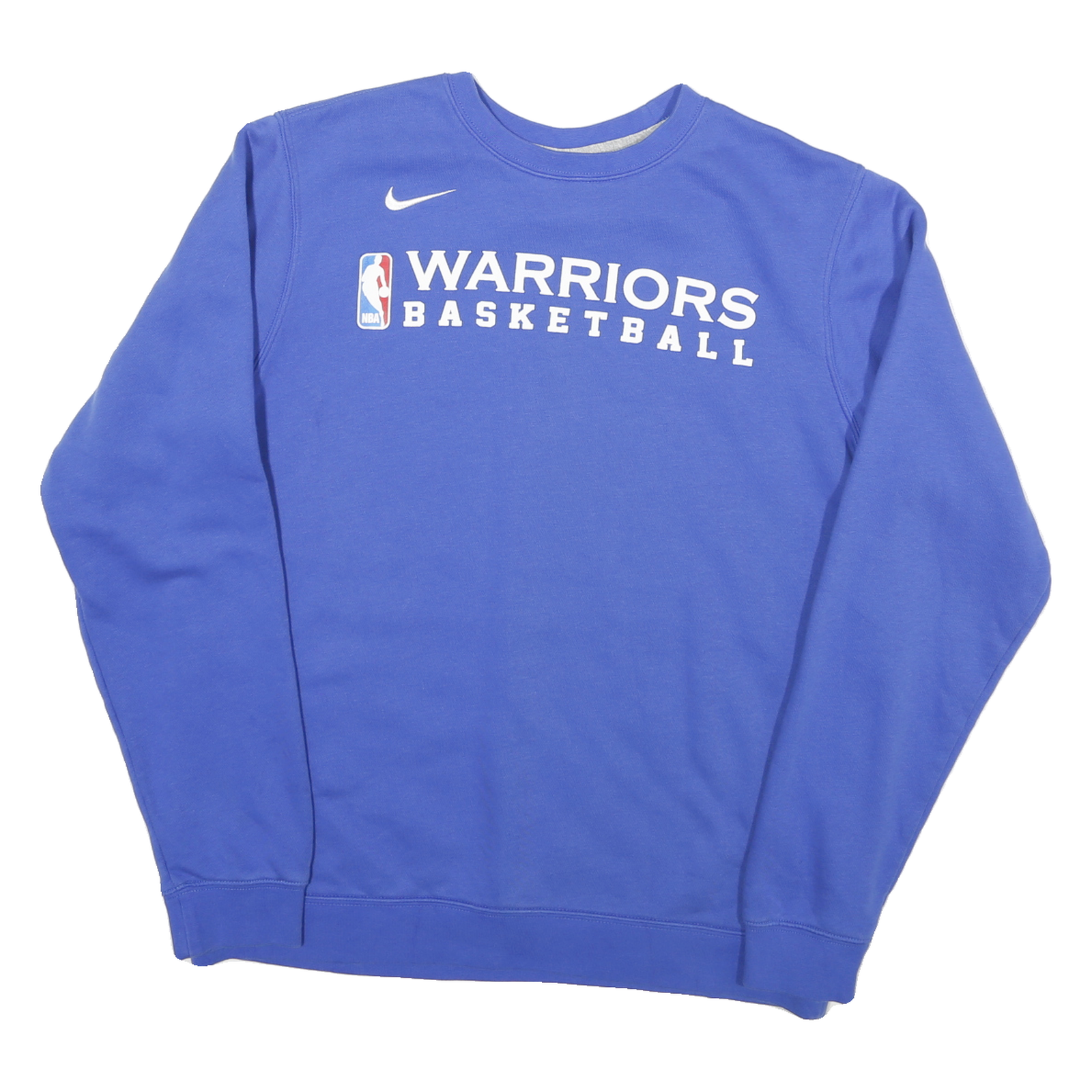Buy NIKE Mens Blue Warriors Basketball Crew Neck M Cotton Blend Sweatshirt Refurbished - $40.29 NIKE Mens Blue Warriors Basketball Crew Neck M Cotton Blend Sweatshirt Refurbished - N/A refurbished available on Cerqular