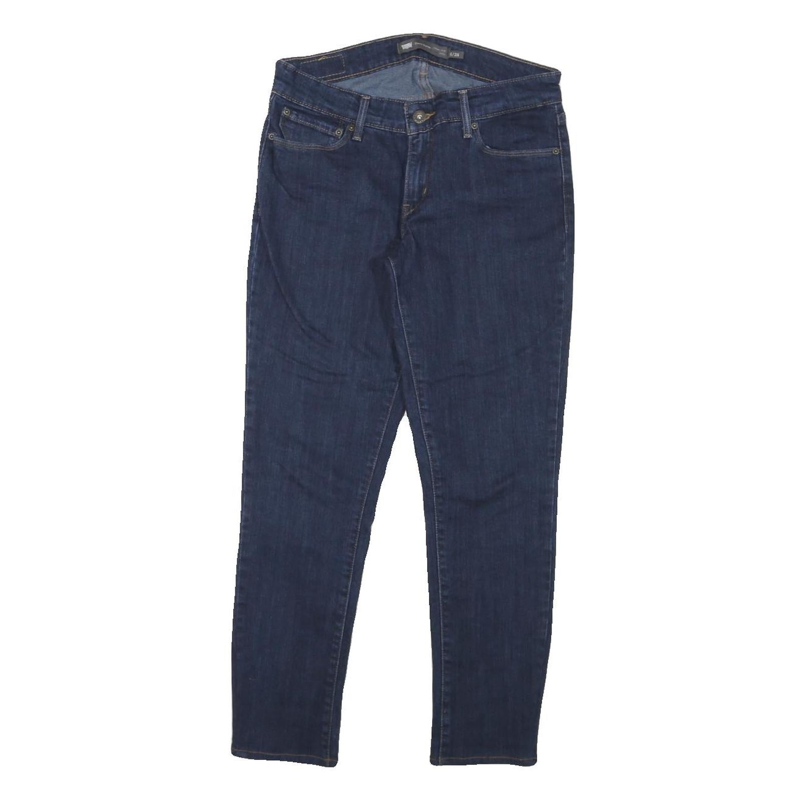 Buy LEVI'S Womens Slim Fit Skinny Denim Dark Blue Jeans Cotton Blend W28 L26 Refurbished - $41.59 LEVI'S Womens Slim Fit Skinny Denim Dark Blue Jeans Cotton Blend W28 L26 Refurbished - N/A refurbished available on Cerqular