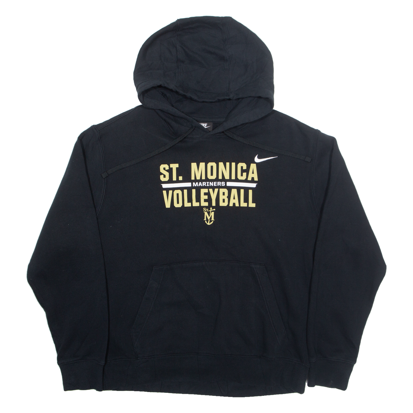 NIKE St Monica Mariners Volleyball Womens Black Hoodie USA L Refurbished - N/A refurbished available on Cerqular