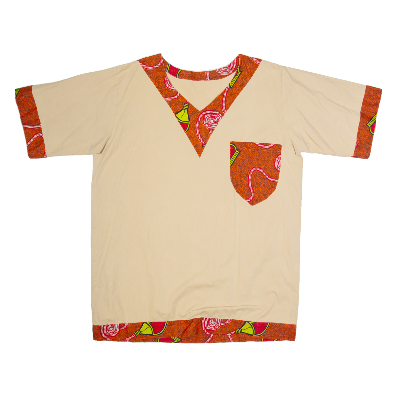 Womens Shirt Dress Beige Short Sleeve Knee Length L Refurbished - N/A refurbished available on Cerqular