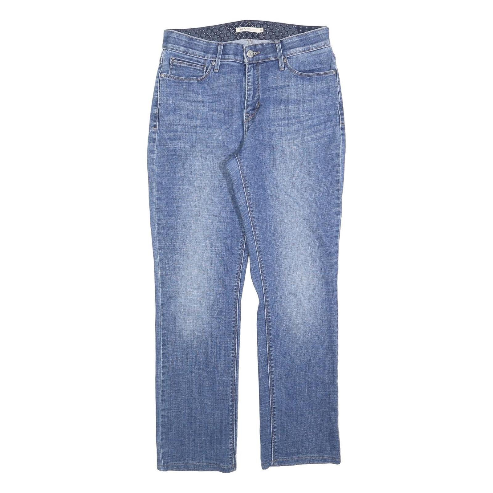 LEVI'S Womens Jeans Blue Regular Straight Denim Medium W30 L28 Classic Fit Refurbished - N/A refurbished available on Cerqular