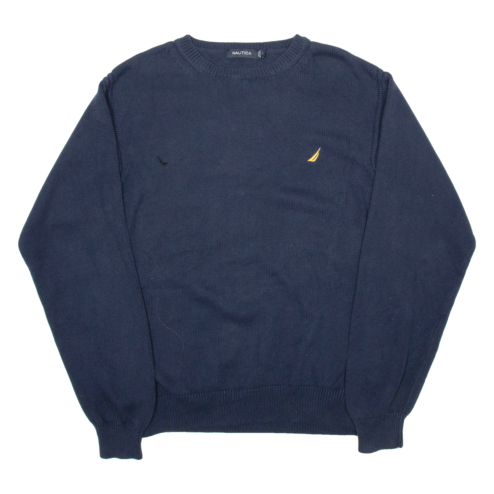 NAUTICA Mens Jumper Blue Tight Knit L Refurbished - N/A refurbished available on Cerqular