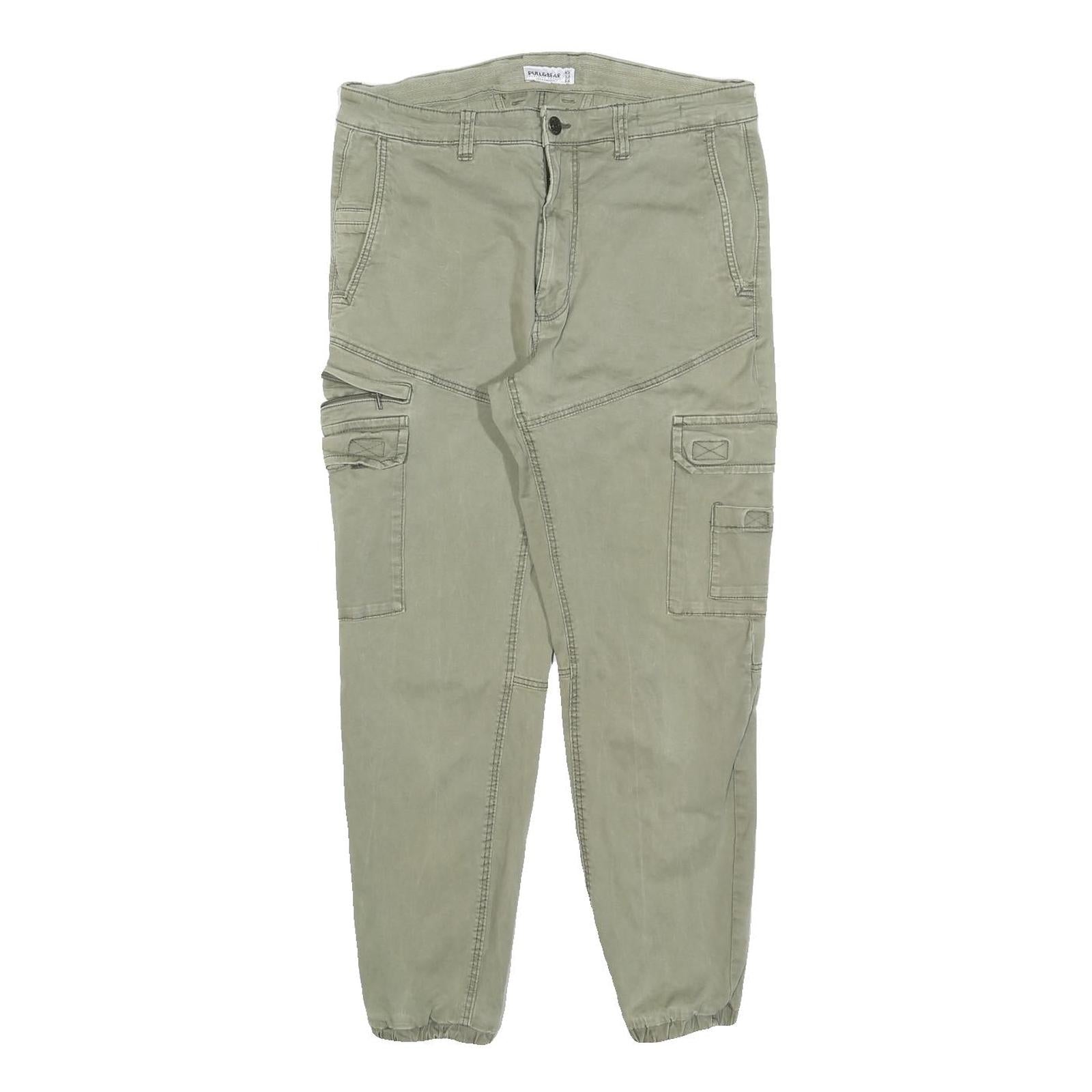 Buy PULL & BEAR Womens Cotton Blend Slim Cargo Trousers Green W32 L27 Refurbished - $20.79 PULL & BEAR Womens Cotton Blend Slim Cargo Trousers Green W32 L27 Refurbished - N/A refurbished available on Cerqular