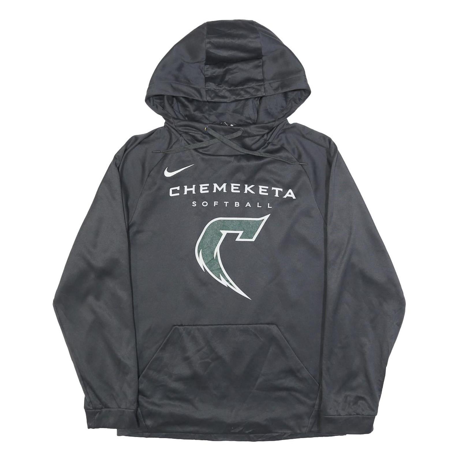 NIKE Mens Black Chemeketa Softball Pullover Hoodie S Sports Sweatshirt Refurbished - N/A refurbished available on Cerqular