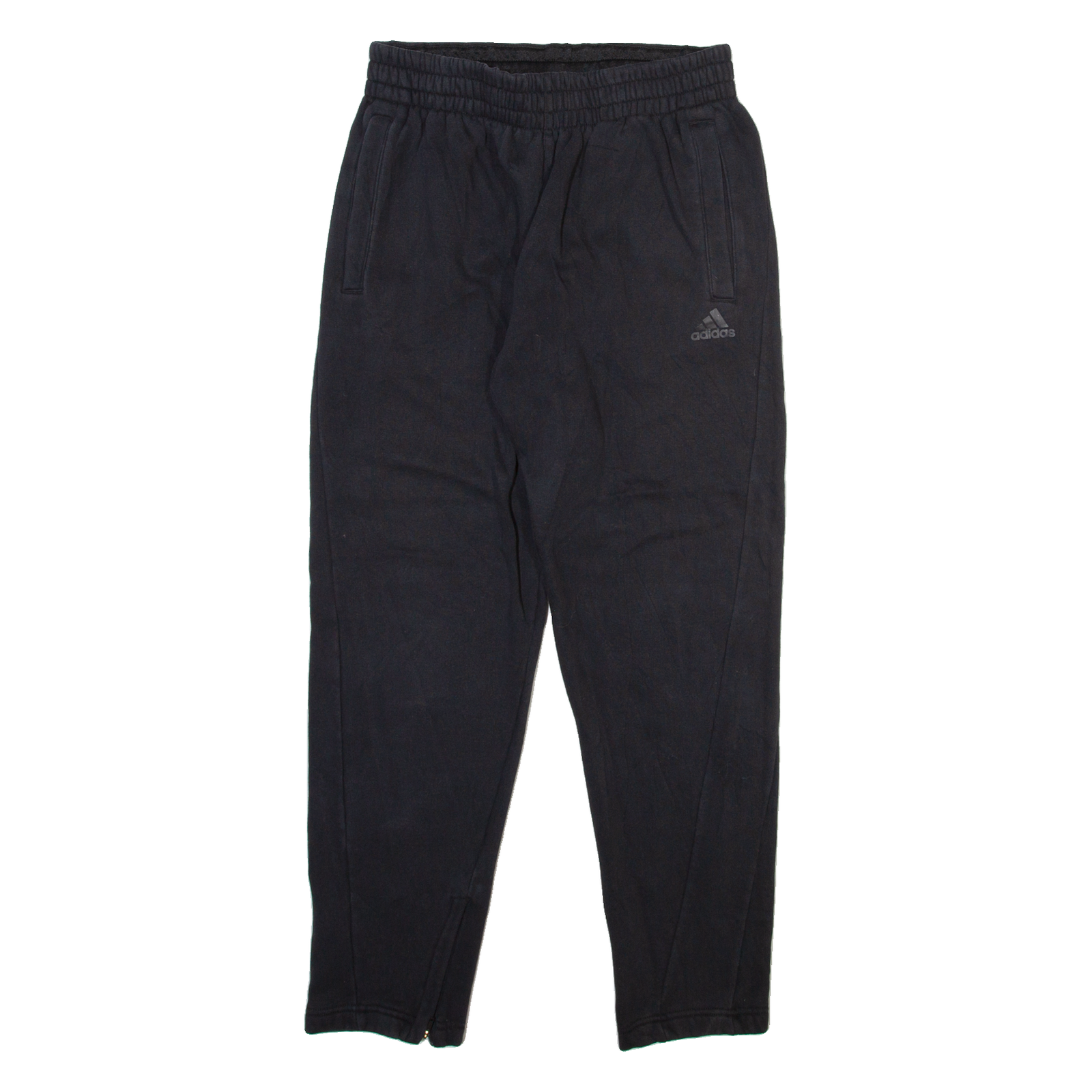 ADIDAS Mens Joggers Black Tapered M W28 L29 Refurbished - N/A refurbished available on Cerqular