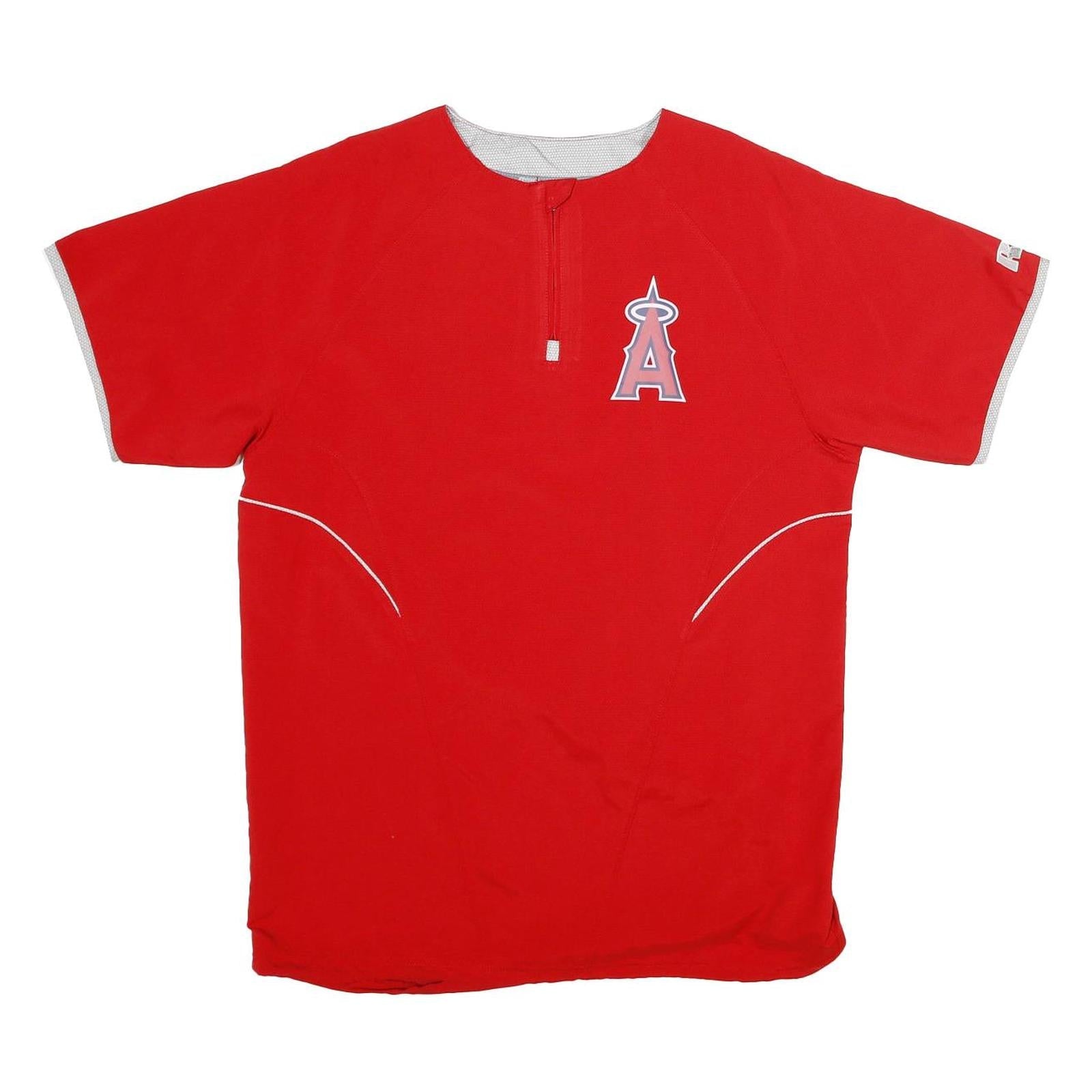 RUSSELL ATHLETIC Mens Red Athletic T-Shirt S Short Sleeve Round Neck Sportswear Refurbished - N/A refurbished available on Cerqular