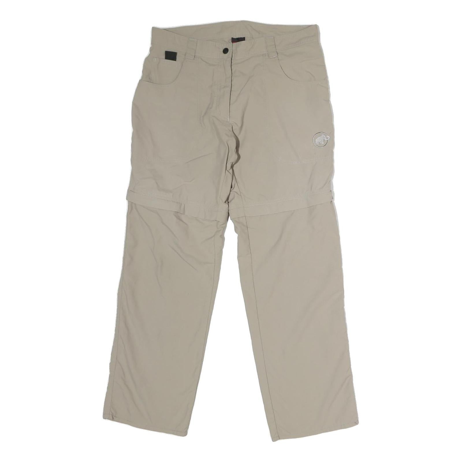 MAMMUT Womens Cotton Blend Beige Regular Regular Trousers W30 L27 Outdoor Casual Refurbished - N/A refurbished available on Cerqular