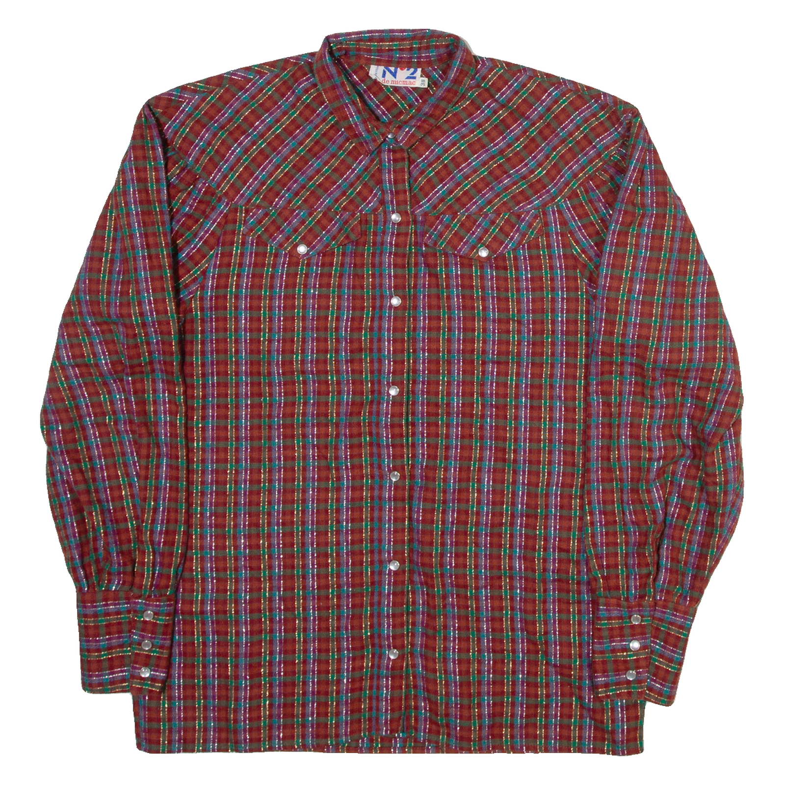 Buy NO2 Womens Printed Shirt Maroon Collared Long Sleeve Check M Refurbished - $16.89 NO2 Womens Printed Shirt Maroon Collared Long Sleeve Check M Refurbished - N/A refurbished available on Cerqular