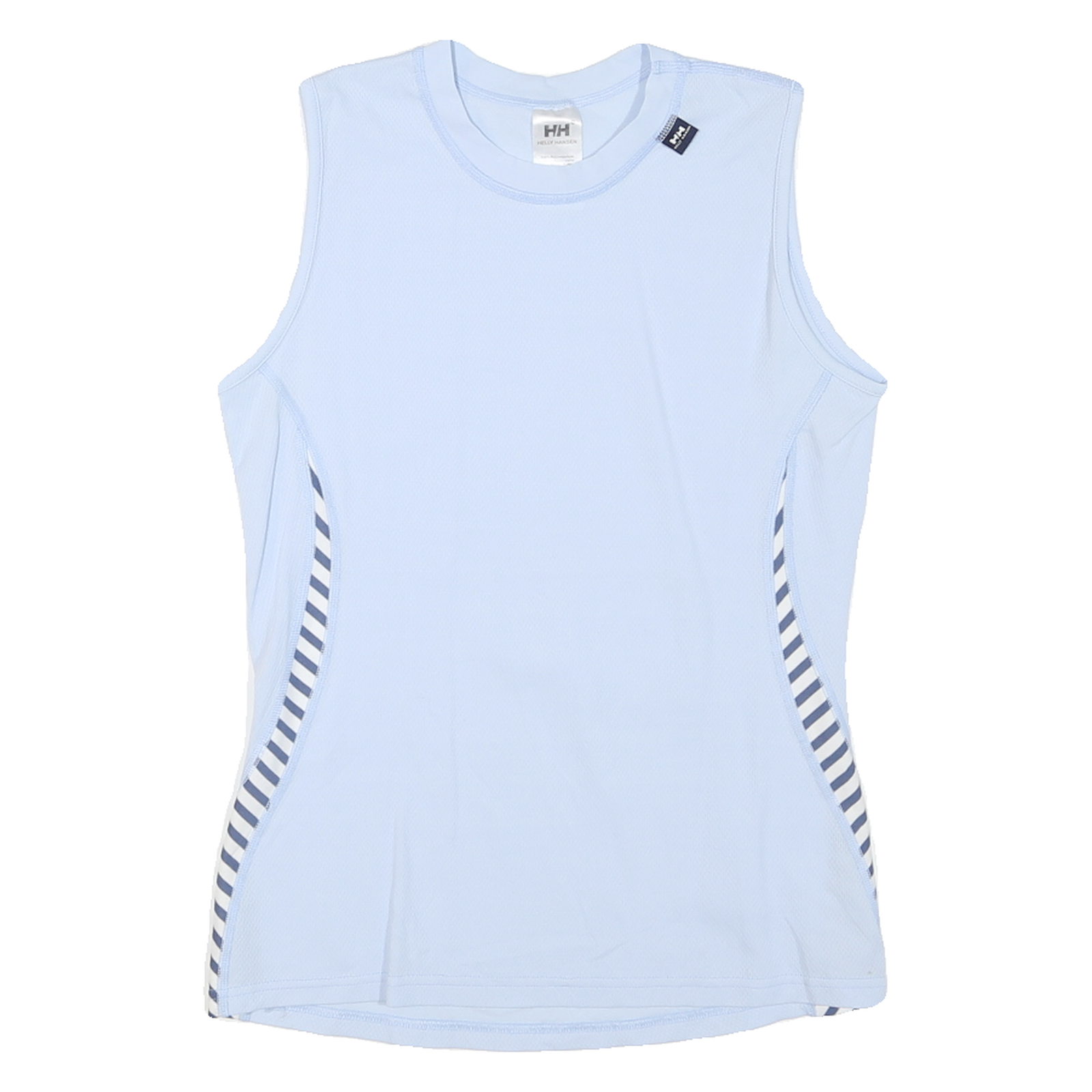 HELLY HANSEN Womens Light Blue Sleeveless Crew Neck Performance T-Shirt L Refurbished - N/A refurbished available on Cerqular