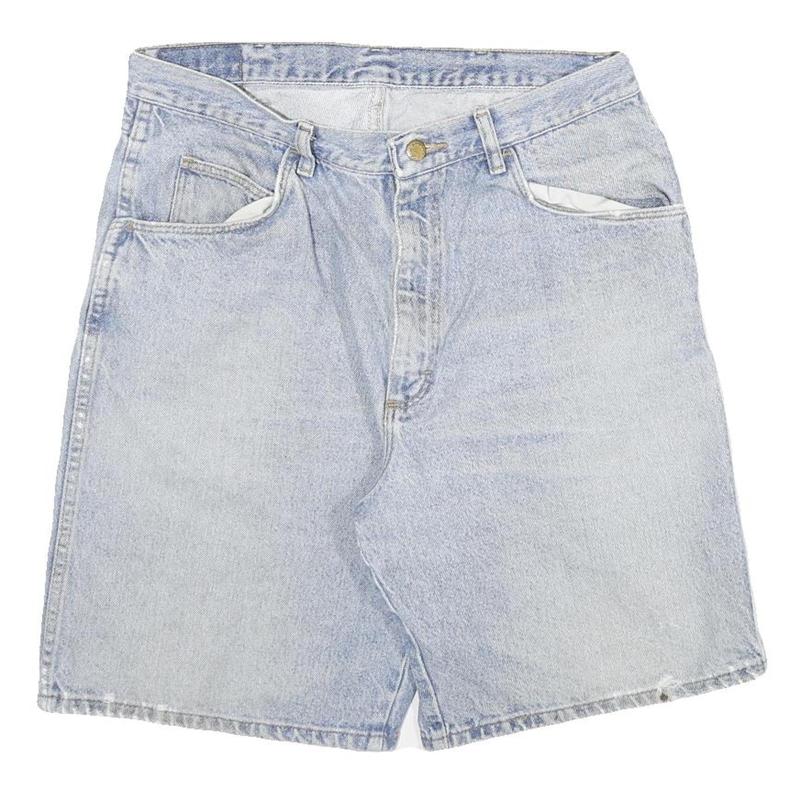 WRANGLER Mens Denim Blue Casual Shorts XL W32 Cotton Blend Classic Fit Refurbished - N/A refurbished available on Cerqular