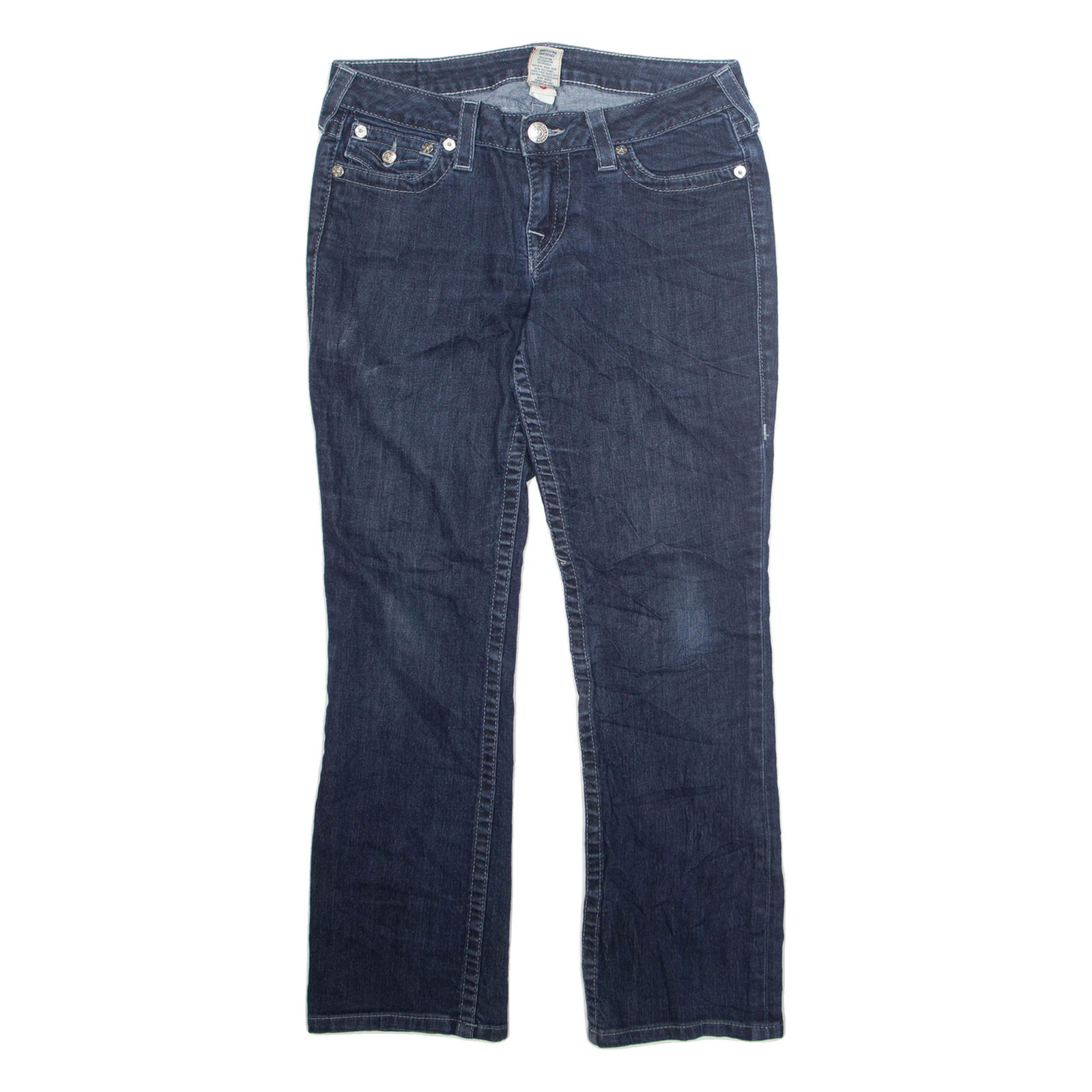 TRUE RELIGION Womens Jeans Blue Regular Straight W31 L29 Refurbished - N/A refurbished available on Cerqular