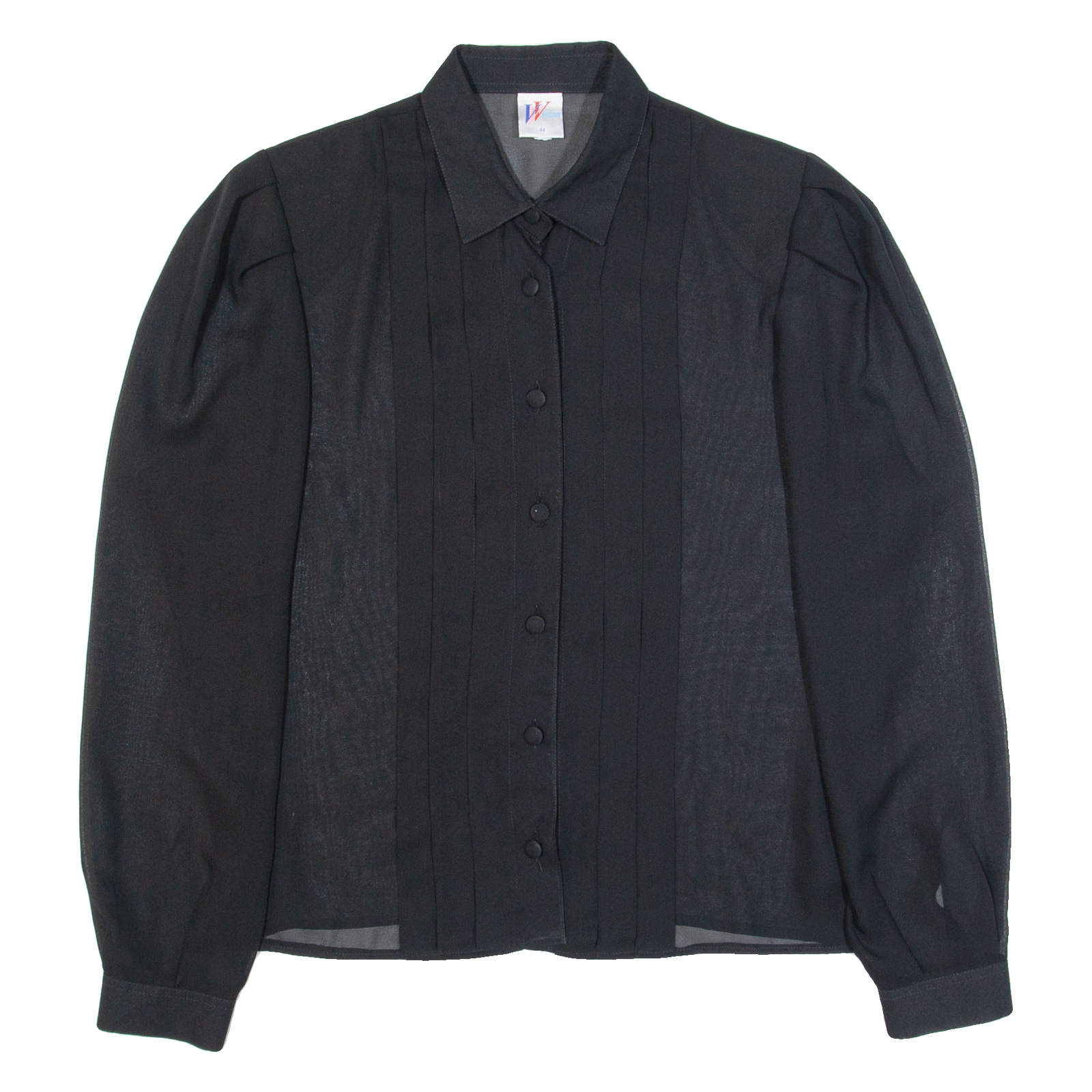 VISION C&A Womens Shirt Black Collared Long Sleeve L Refurbished - N/A refurbished available on Cerqular