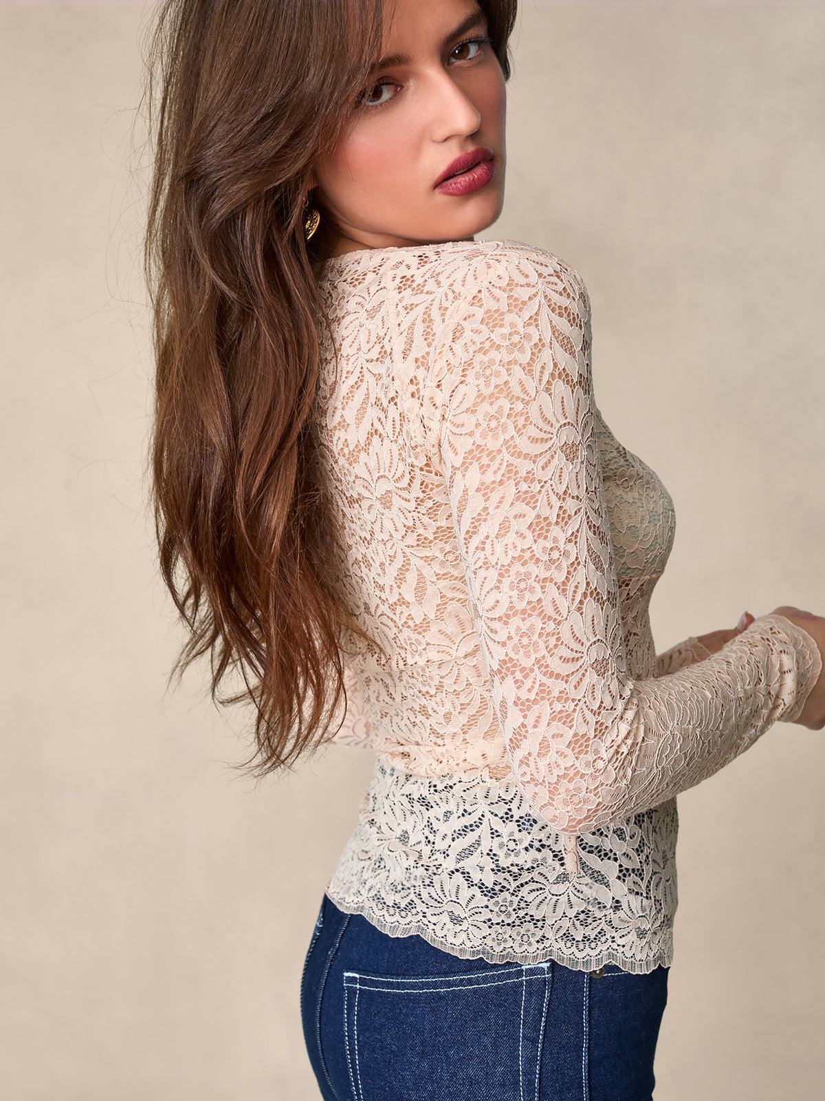 Blouse Bonnia Rose-Pale | Color: ROSE PALE | Size: FR-36 Refurbished - N/A (I could not find a well-known brand with this name refurbished available on Cerqular