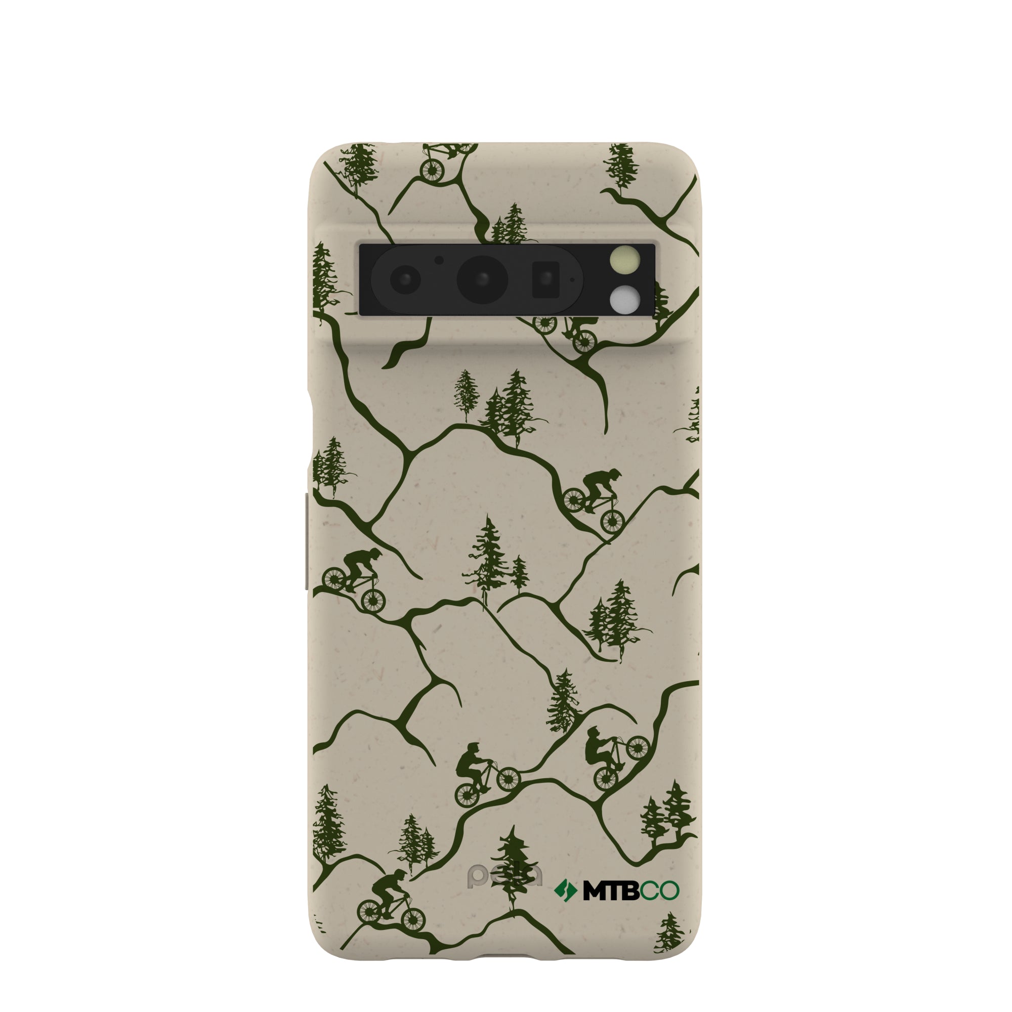 London Fog Bike Trek MTBCO Google Pixel 8 Pro Case Refurbished - Pela Case refurbished available on Cerqular