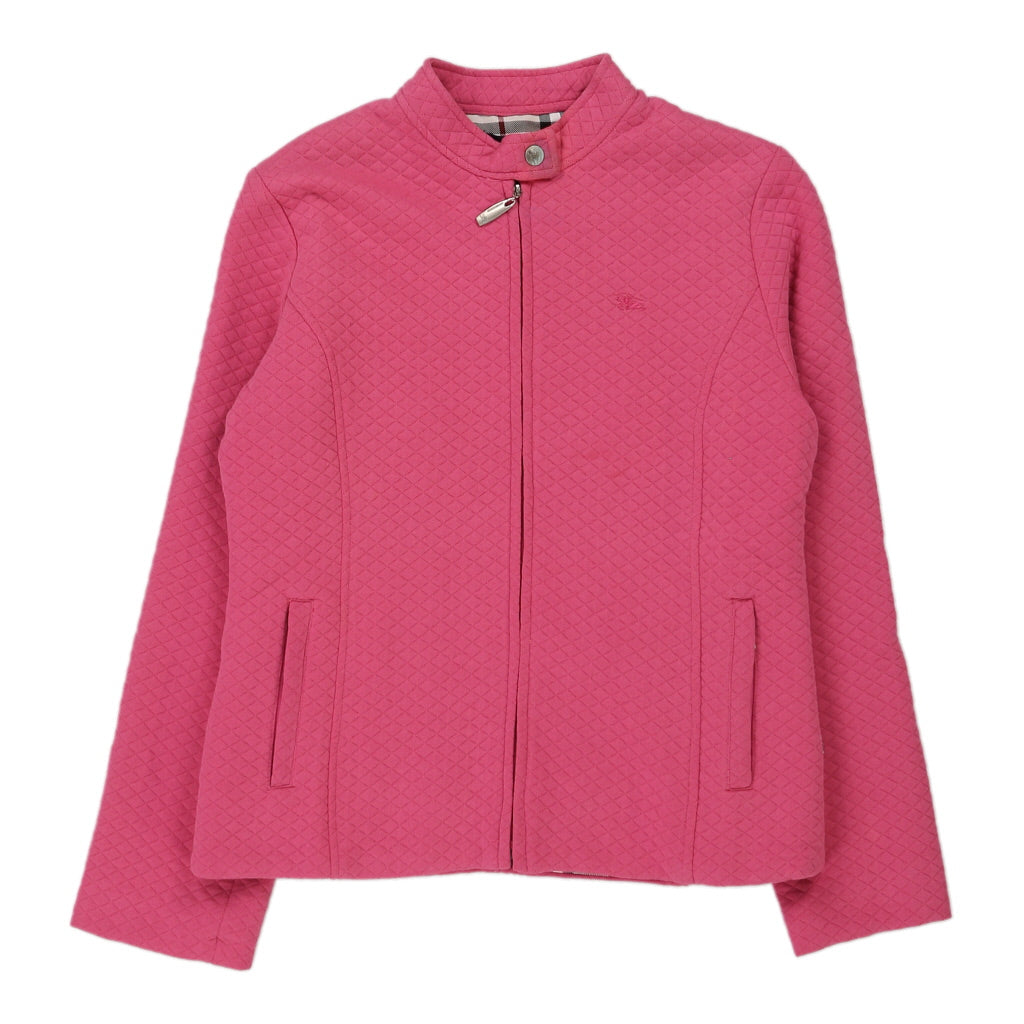 Burberry London Jacket - Large Pink Cotton | Size: large Refurbished - N/A (Preloved Designer is not a specific brand, it refurbished available on Cerqular