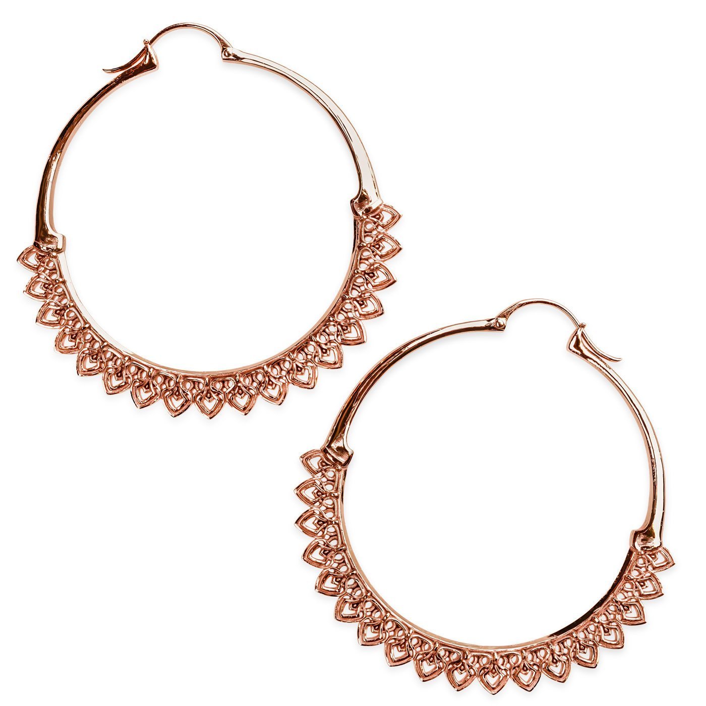 Corazon Hoops | Size: 2.5 inch Refurbished - N/A (There is no well-known brand by the name "A refurbished available on Cerqular