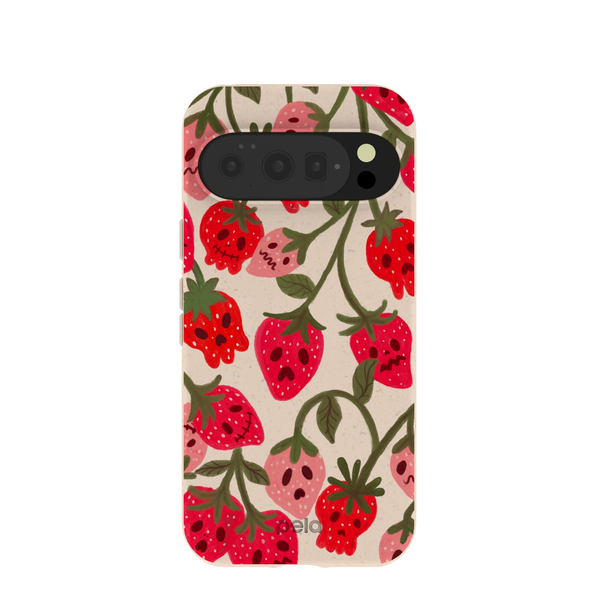 Seashell Strawboories Google Pixel 10/10 Pro Case Refurbished - Pela Case refurbished available on Cerqular