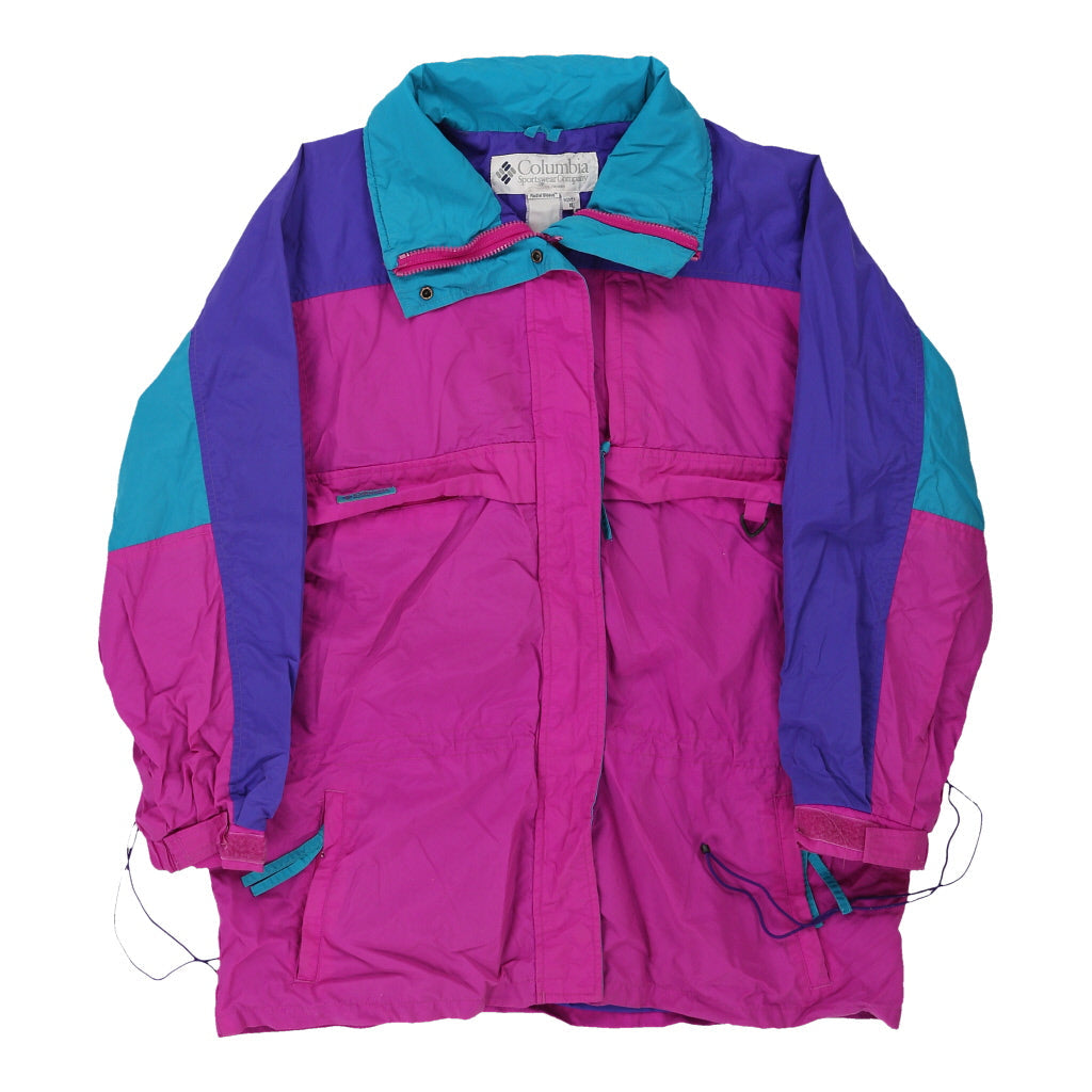 Columbia Jacket - XL Purple Polyester | Size: x-large Refurbished - Thrifted (note: this is a term often used to describe second- refurbished available on Cerqular