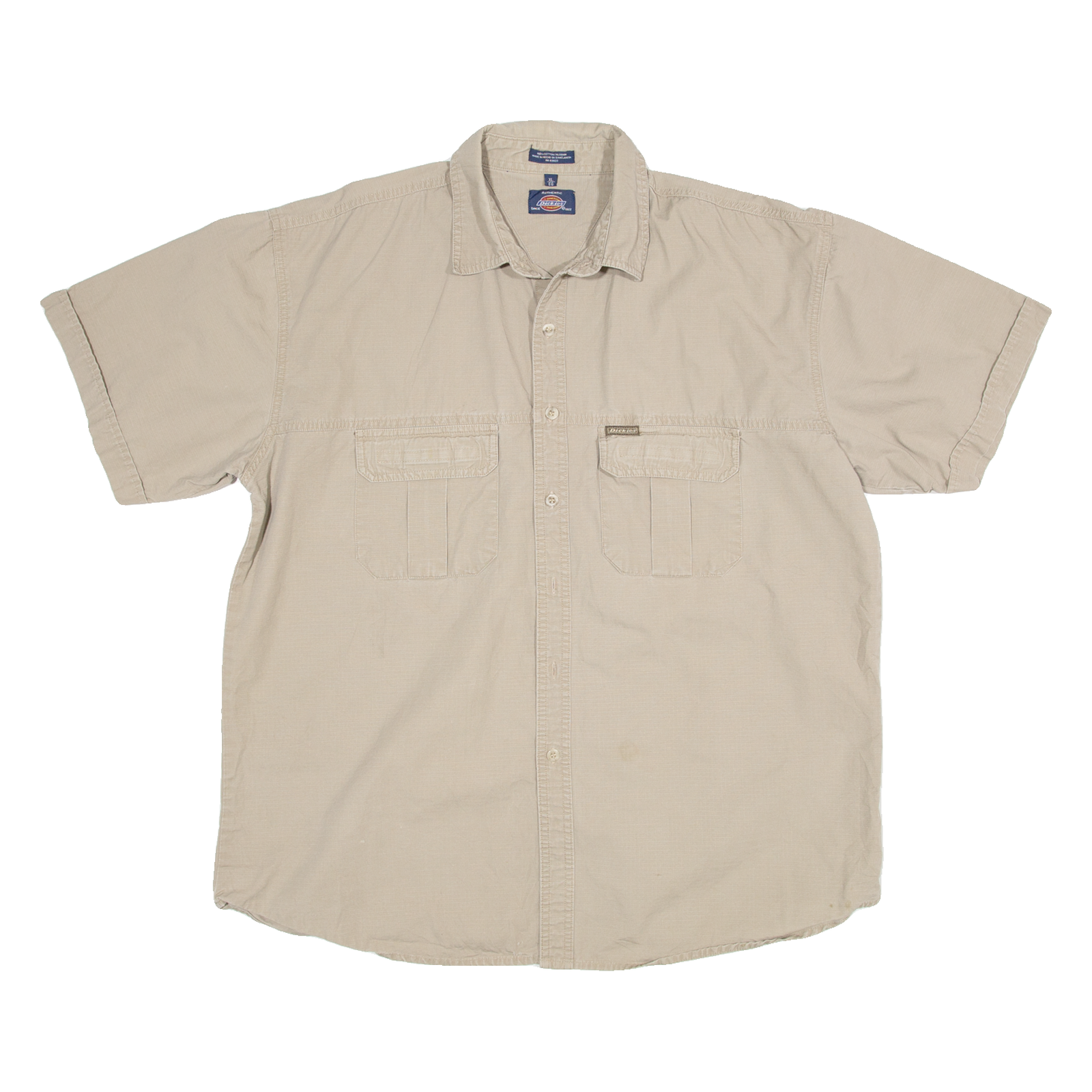 DICKIES Mens Worker Shirt Brown XL Refurbished - N/A refurbished available on Cerqular
