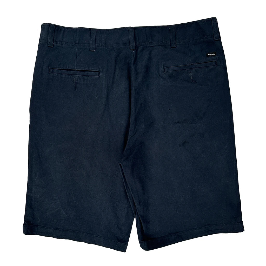 Dickies Chino Shorts - 36W 9L Navy Cotton Refurbished - Thrifted (note: this is a term often used to describe second- refurbished available on Cerqular