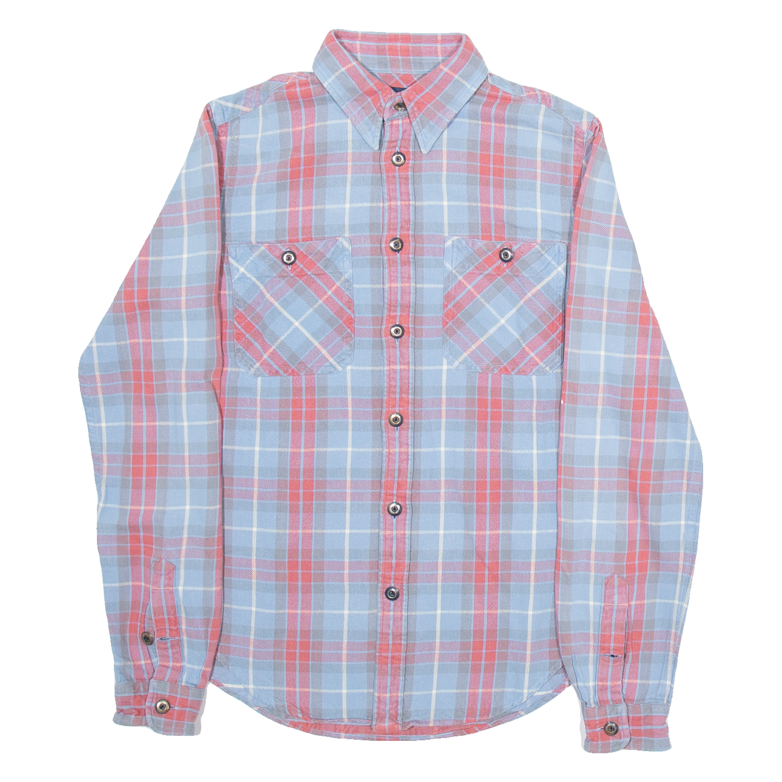 RALPH LAUREN Womens Shirt Blue Check Long Sleeve UK 4 Refurbished - N/A refurbished available on Cerqular