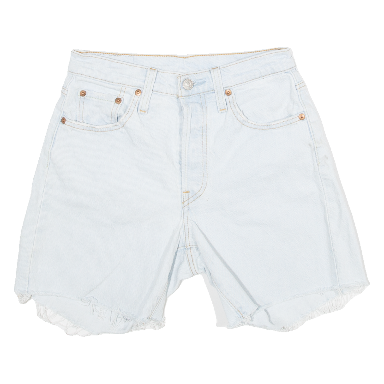 LEVI'S 501 Womens Jorts Shorts Blue XXS W24 Refurbished - N/A refurbished available on Cerqular