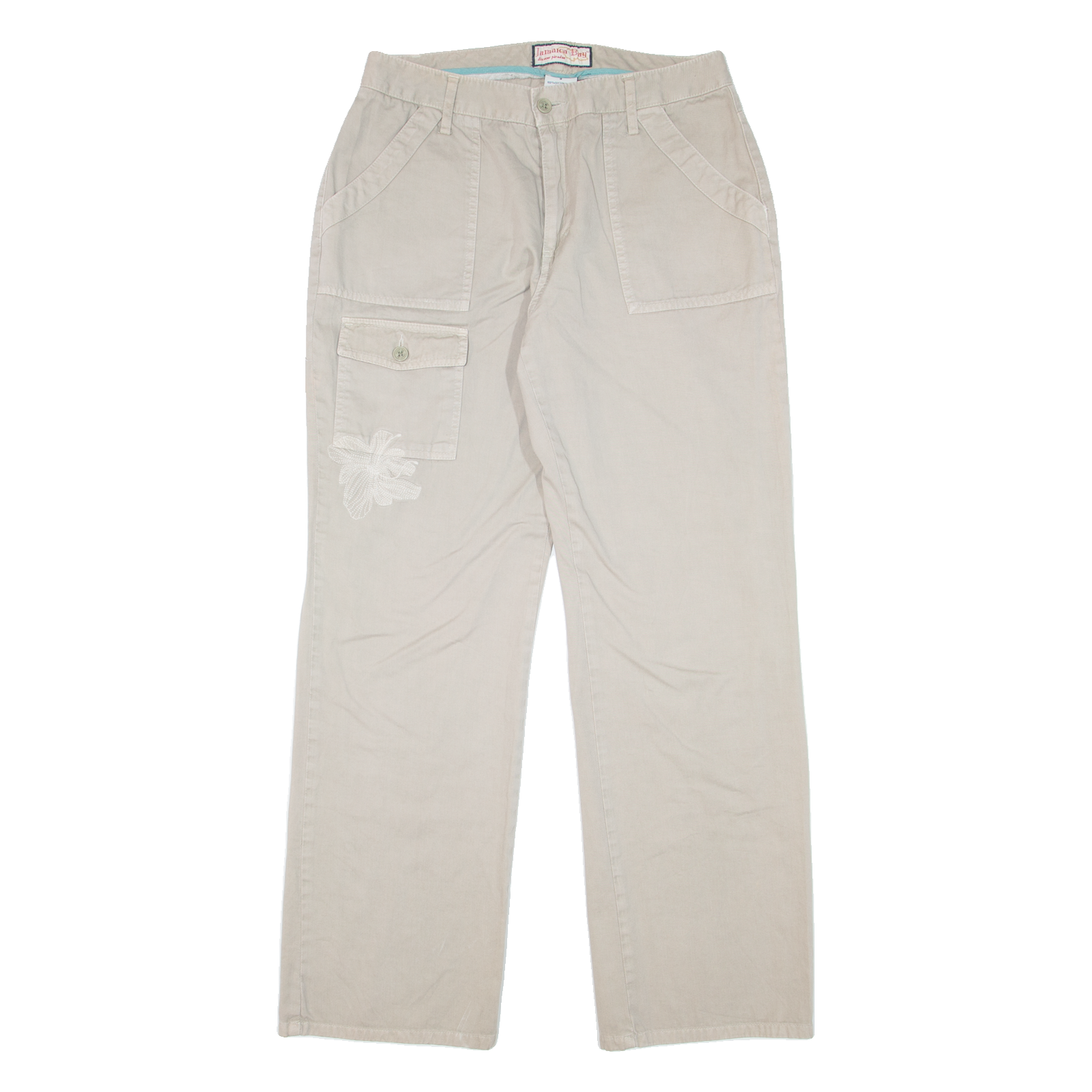 Buy JAMAICA BAY Floral Womens Trousers Beige Loose Straight W29 L29 Refurbished - $14.03 JAMAICA BAY Floral Womens Trousers Beige Loose Straight W29 L29 Refurbished - N/A refurbished available on Cerqular