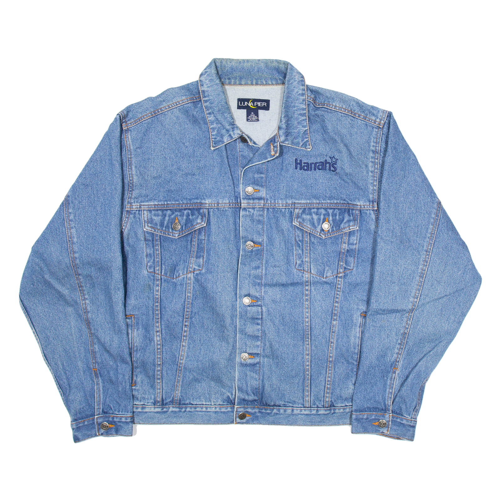 Buy LUNA PIER Harrahs Mens Denim Jacket Blue XL Refurbished - $44.19 LUNA PIER Harrahs Mens Denim Jacket Blue XL Refurbished - N/A refurbished available on Cerqular