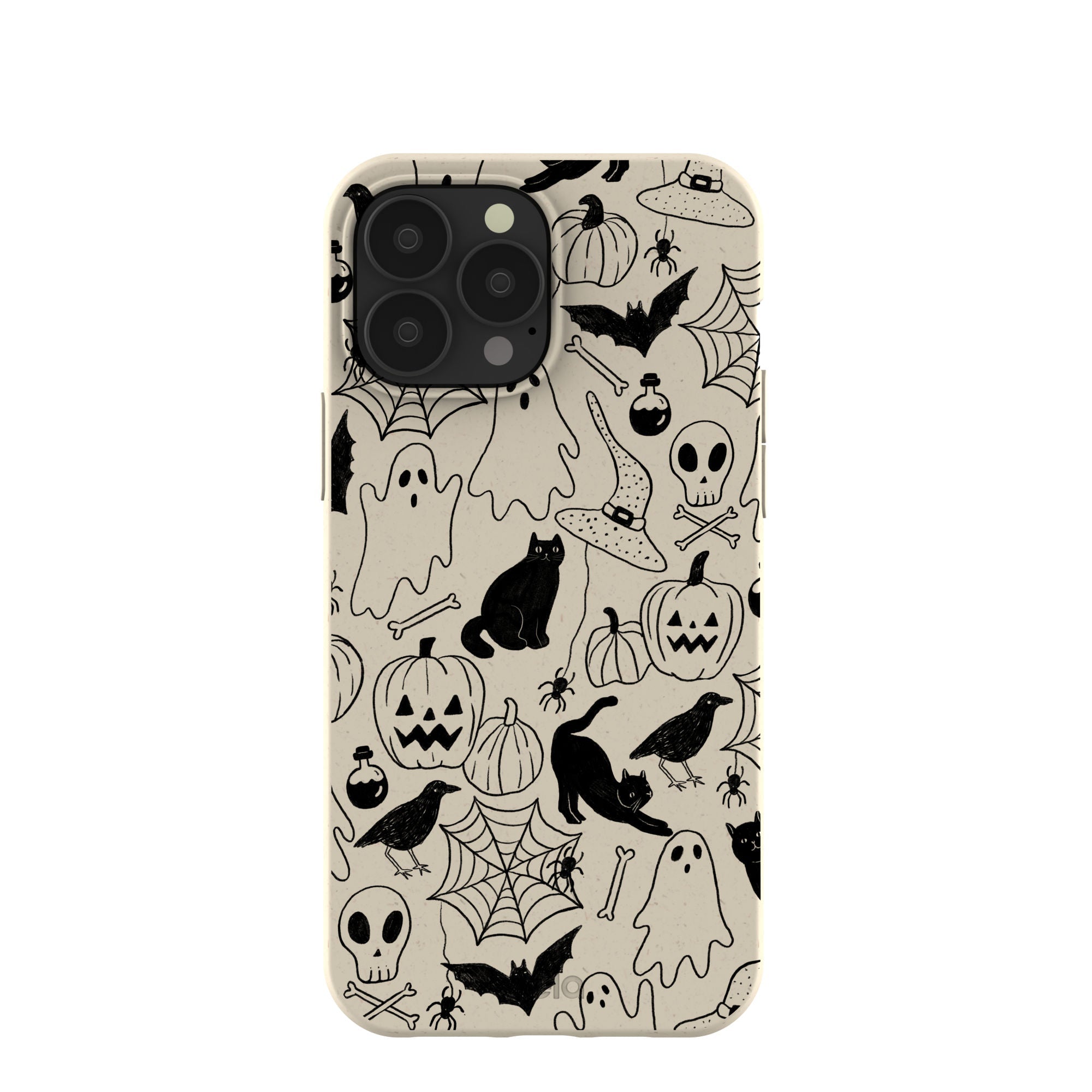London Fog Sketchy Spirits iPhone 13 Pro Max Case Refurbished - Pela Case refurbished available on Cerqular