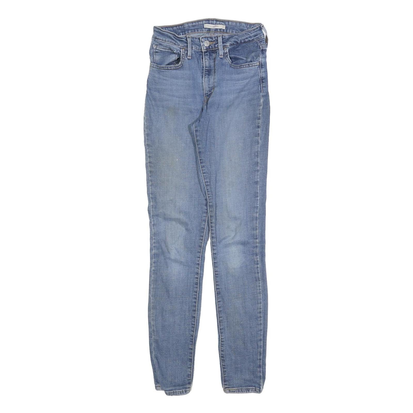 LEVI'S 721 Womens Slim Blue Denim Medium W27 L32 Slim Fit Jeans Zip Closure Refurbished - N/A refurbished available on Cerqular