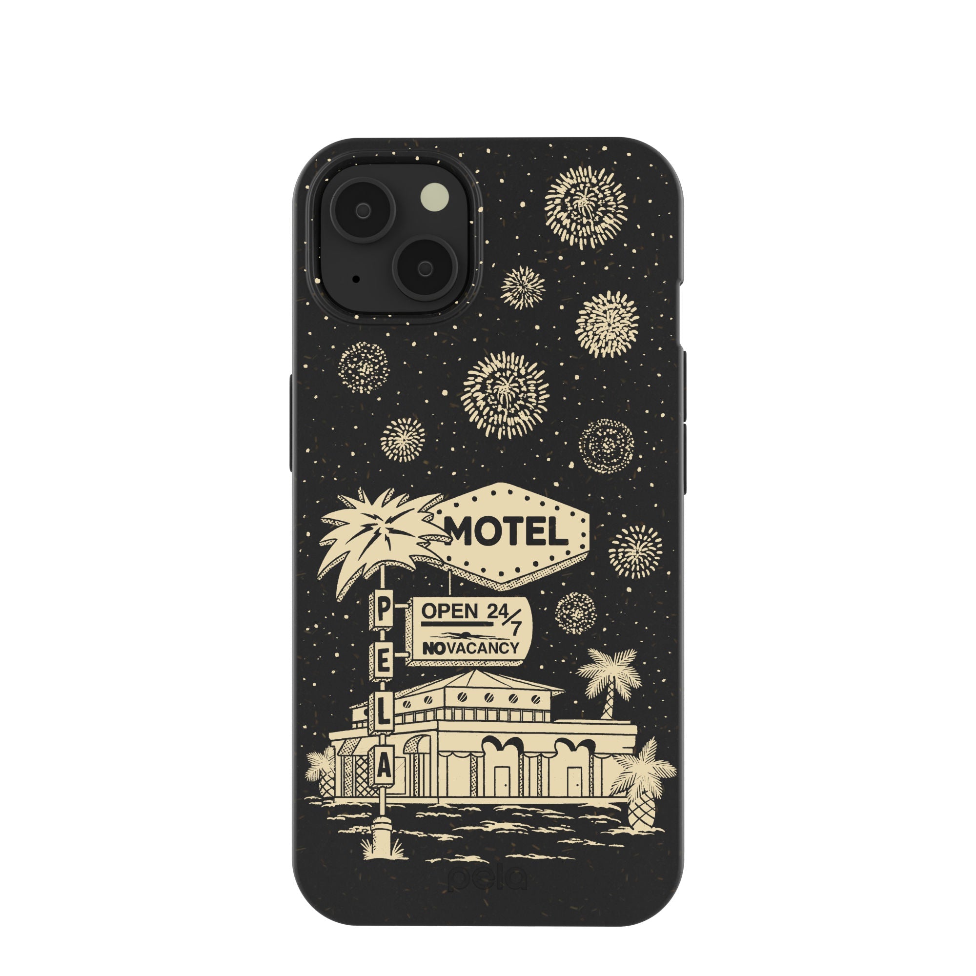 Black Motel Pela iPhone 13 Case Refurbished - Pela Case refurbished available on Cerqular