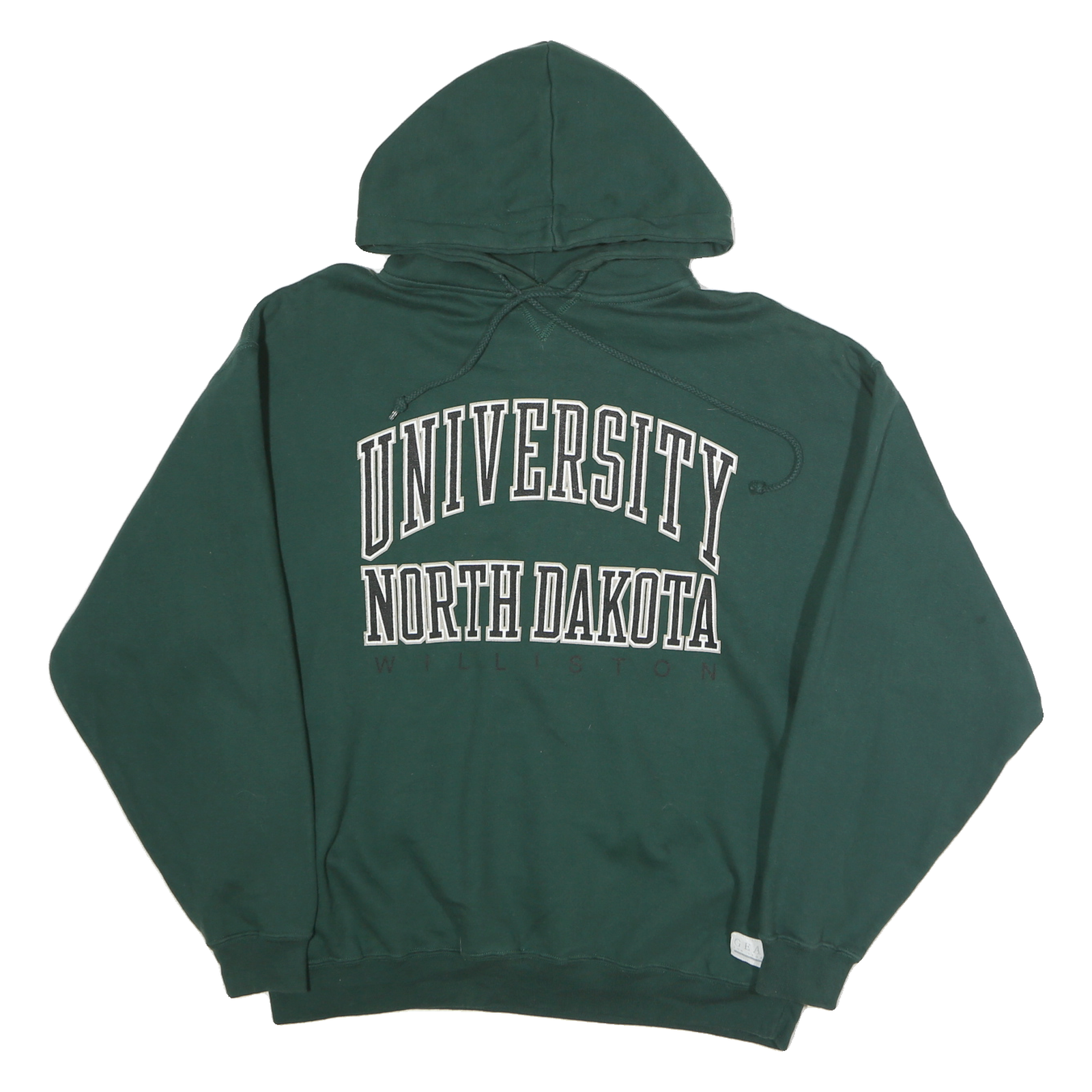 GEAR Mens Green University North Dakota Hooded Sweatshirt M Cotton Casual Refurbished - N/A refurbished available on Cerqular