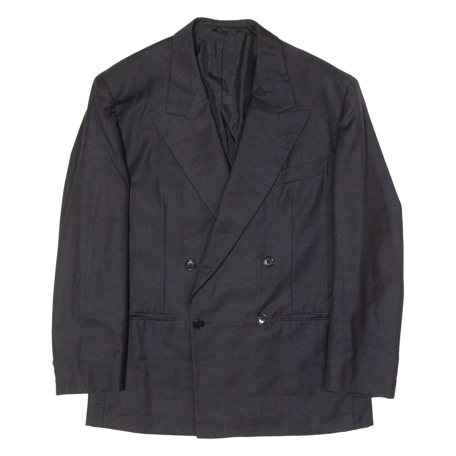 LOW UOMO Mens Blazer Jacket Grey Wool L Refurbished - N/A refurbished available on Cerqular