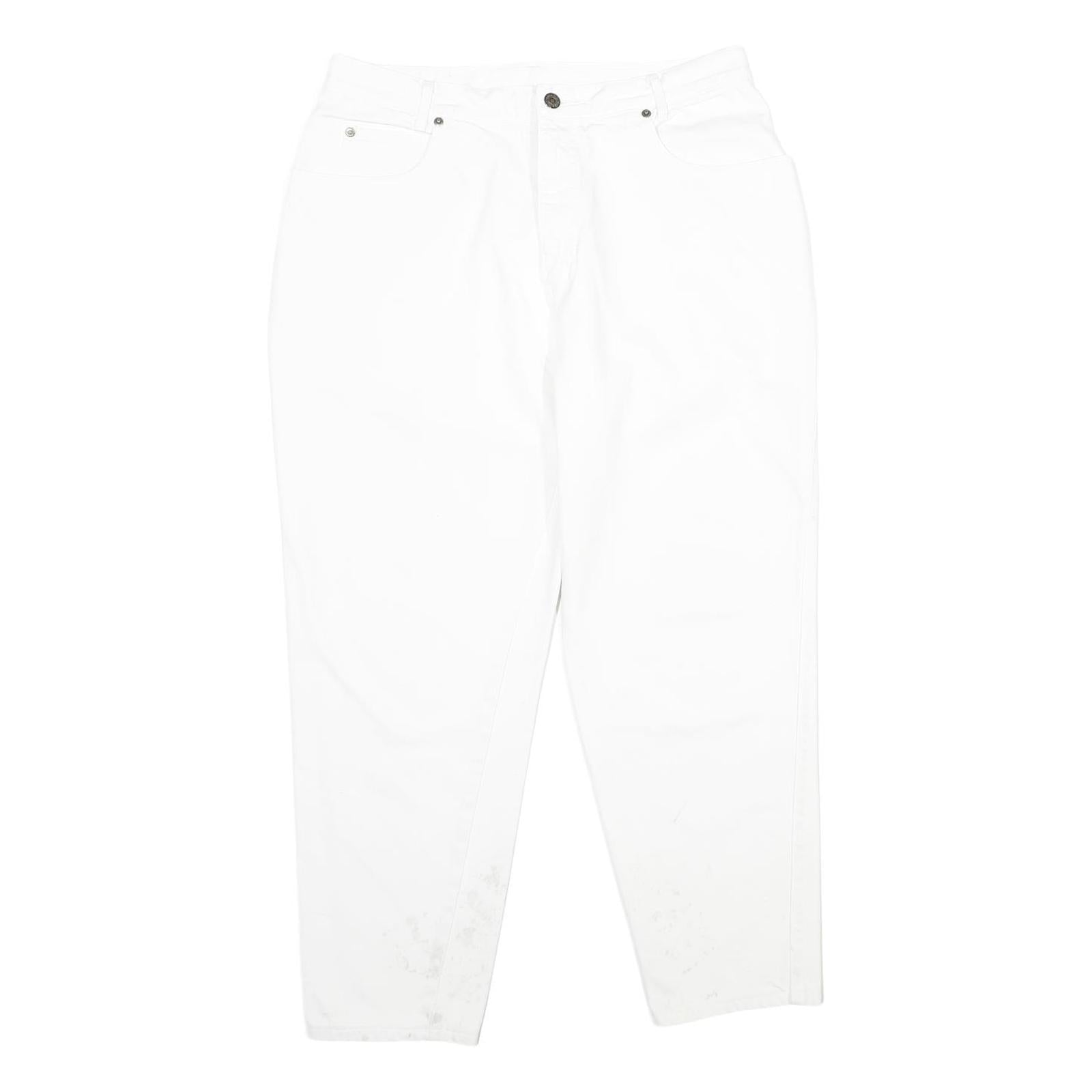 BIG STAR Womens White Classic Jeans Denim W34 L28 Zip Cotton Casual Refurbished - N/A refurbished available on Cerqular