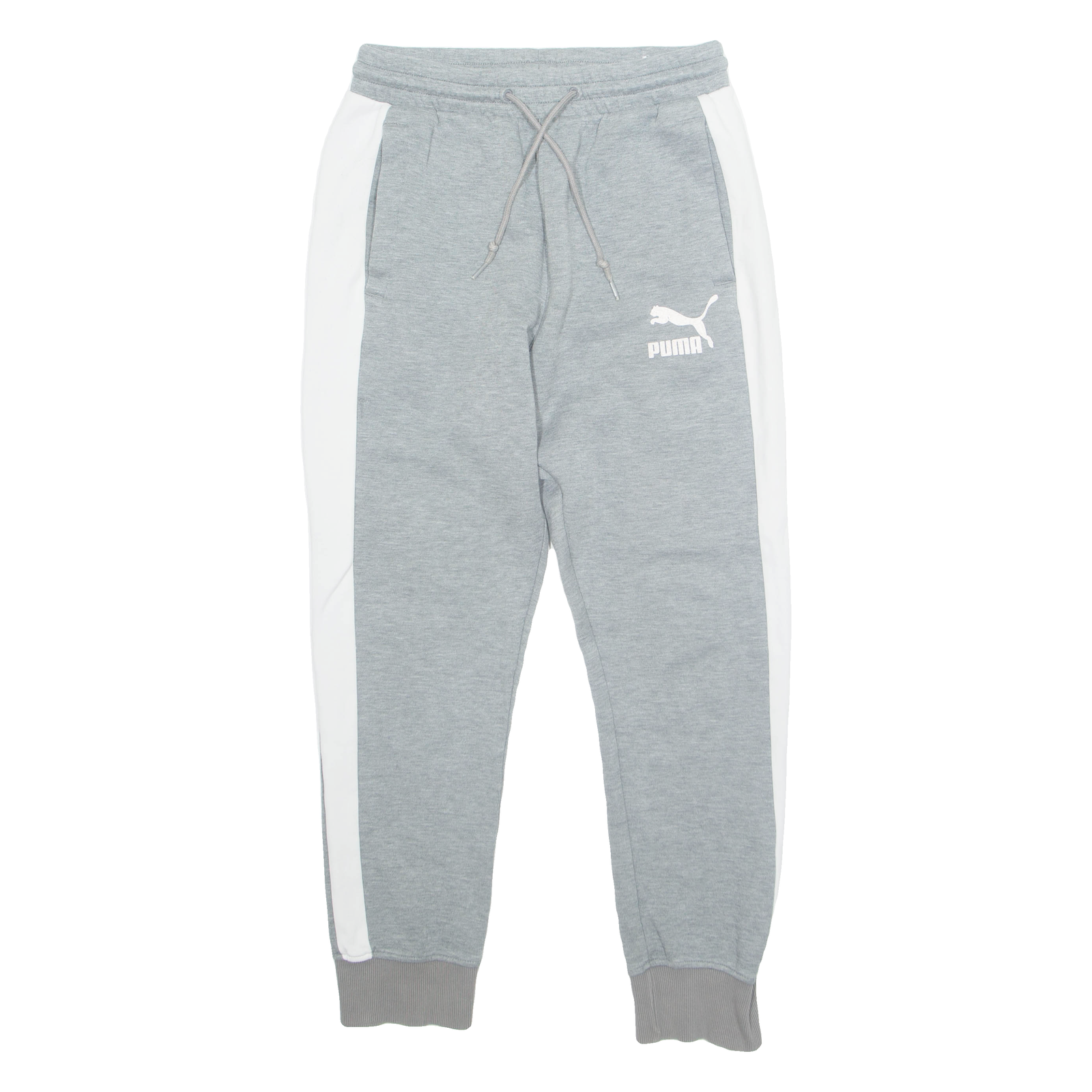 PUMA Mens Joggers Grey Tapered S W26 L26 Refurbished - N/A refurbished available on Cerqular