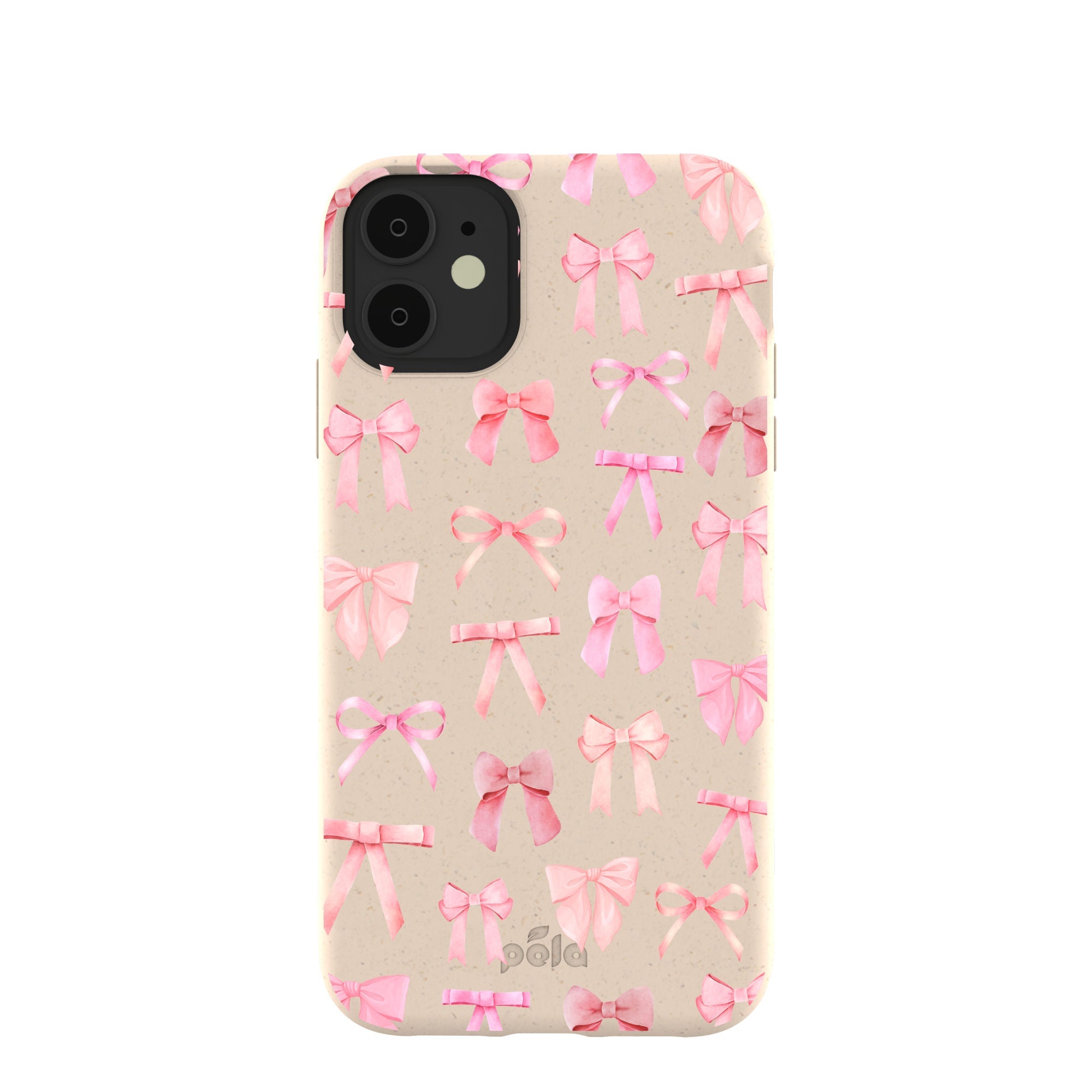 Seashell Rosy Bows iPhone 11 Case Refurbished - Pela Case refurbished available on Cerqular