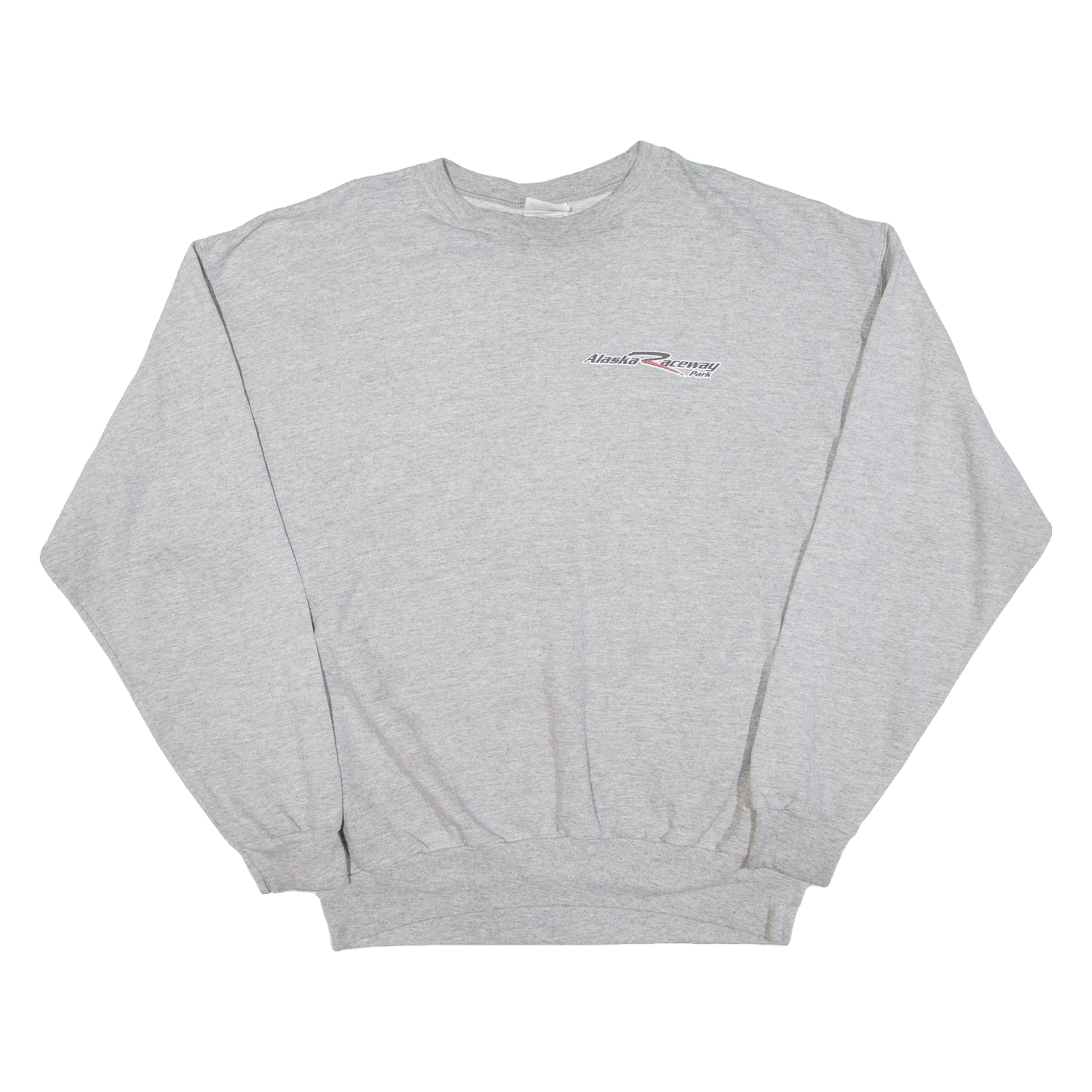 HAINES Alaska Raceway Park Mens Sweatshirt Grey USA L Refurbished - N/A refurbished available on Cerqular