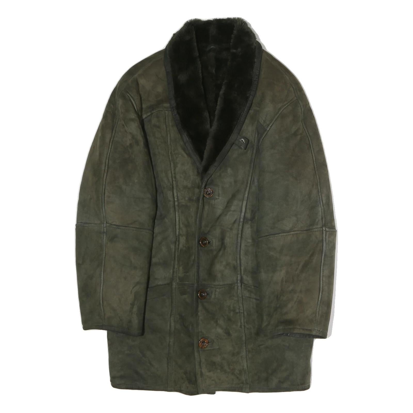 Womens Green Polyester Button Jacket XL Soft Touch Long Sleeve Classic Fit Refurbished - N/A refurbished available on Cerqular