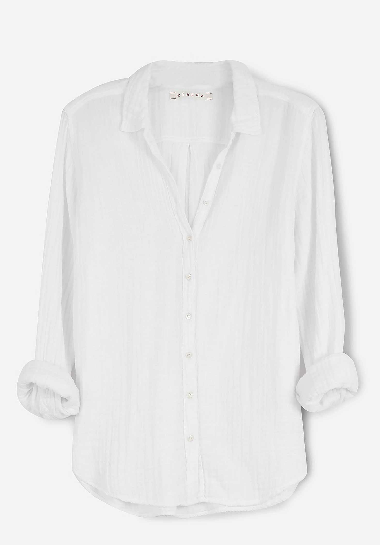 Shirt X08511 Beau Beau Shirt White | Color: WHITE | Size: XS Refurbished - Rue Madame is a known brand, and the standardized name is " refurbished available on Cerqular