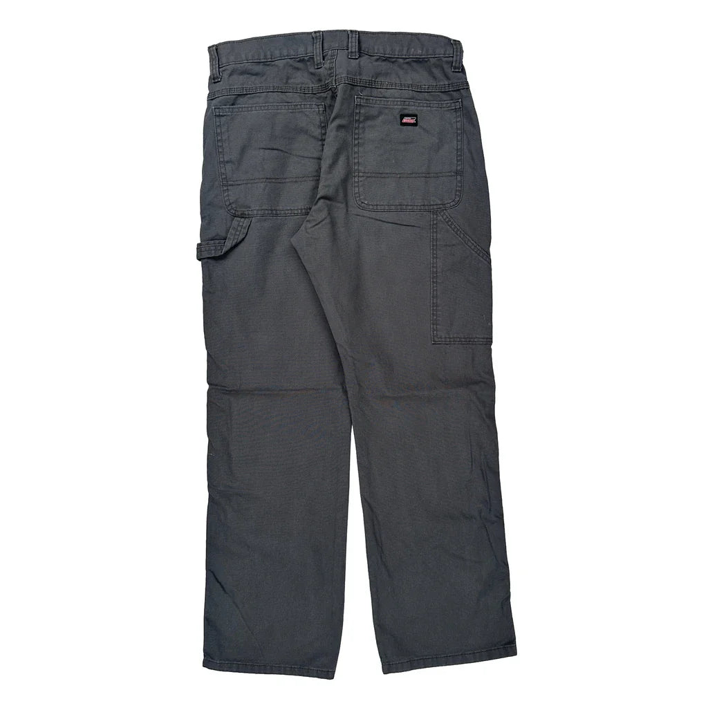 Buy Dickies Double Knee Carpenter Trousers - 34W 32L Grey Cotton Refurbished - $44.21 Dickies Double Knee Carpenter Trousers - 34W 32L Grey Cotton Refurbished - Thrifted (note: this is a term often used to describe second- refurbished available on Cerqular