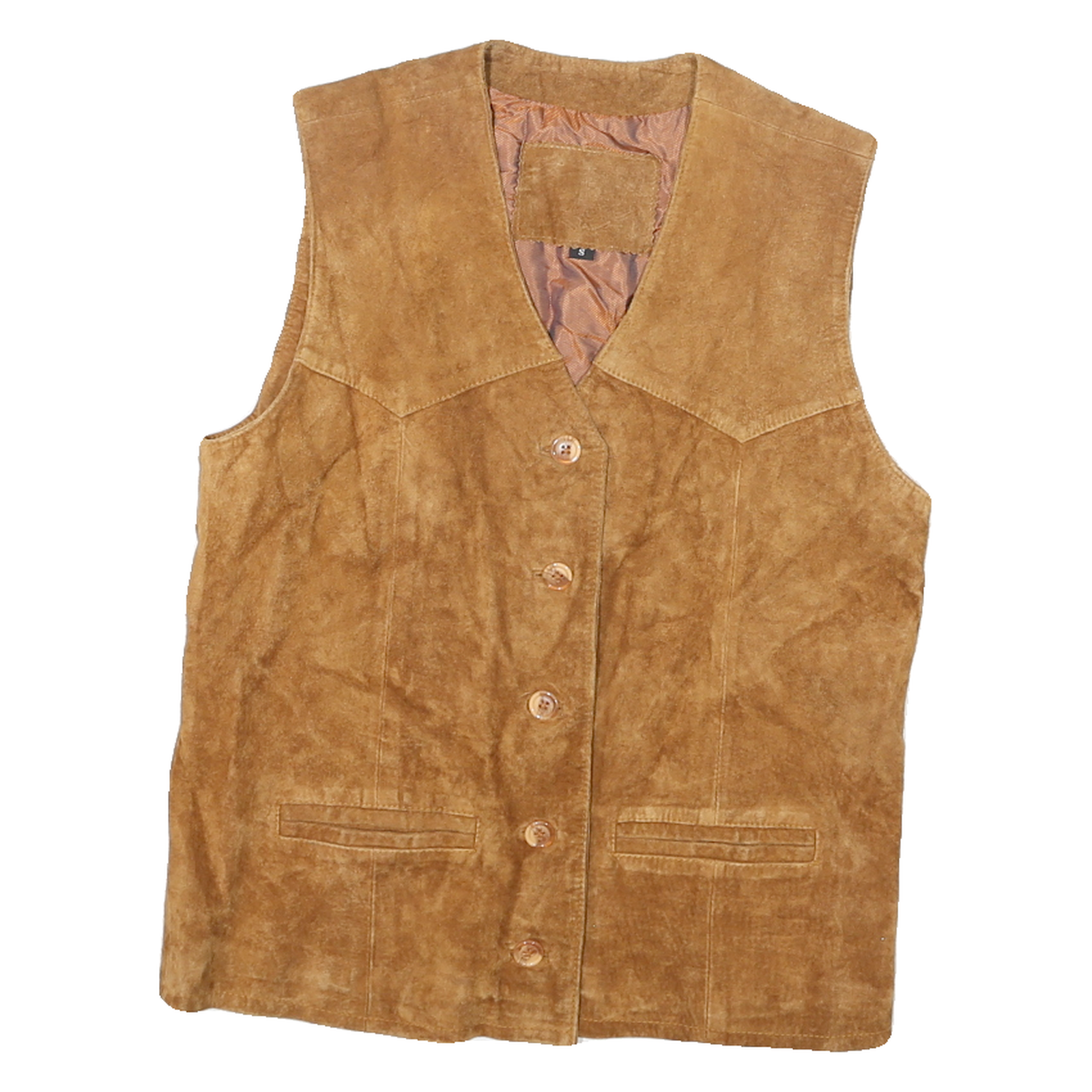 Buy Mens Beige Brown Leather Button Jacket S Suede Vest Casual Retro Style Refurbished - $50.69 Mens Beige Brown Leather Button Jacket S Suede Vest Casual Retro Style Refurbished - N/A refurbished available on Cerqular