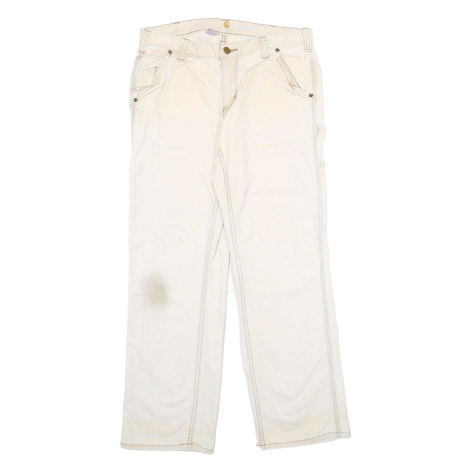 Buy CARHARTT Womens Cotton Blend Beige Classic Straight Trousers W30 L30 Workwear Refurbished - $40.29 CARHARTT Womens Cotton Blend Beige Classic Straight Trousers W30 L30 Workwear Refurbished - N/A refurbished available on Cerqular